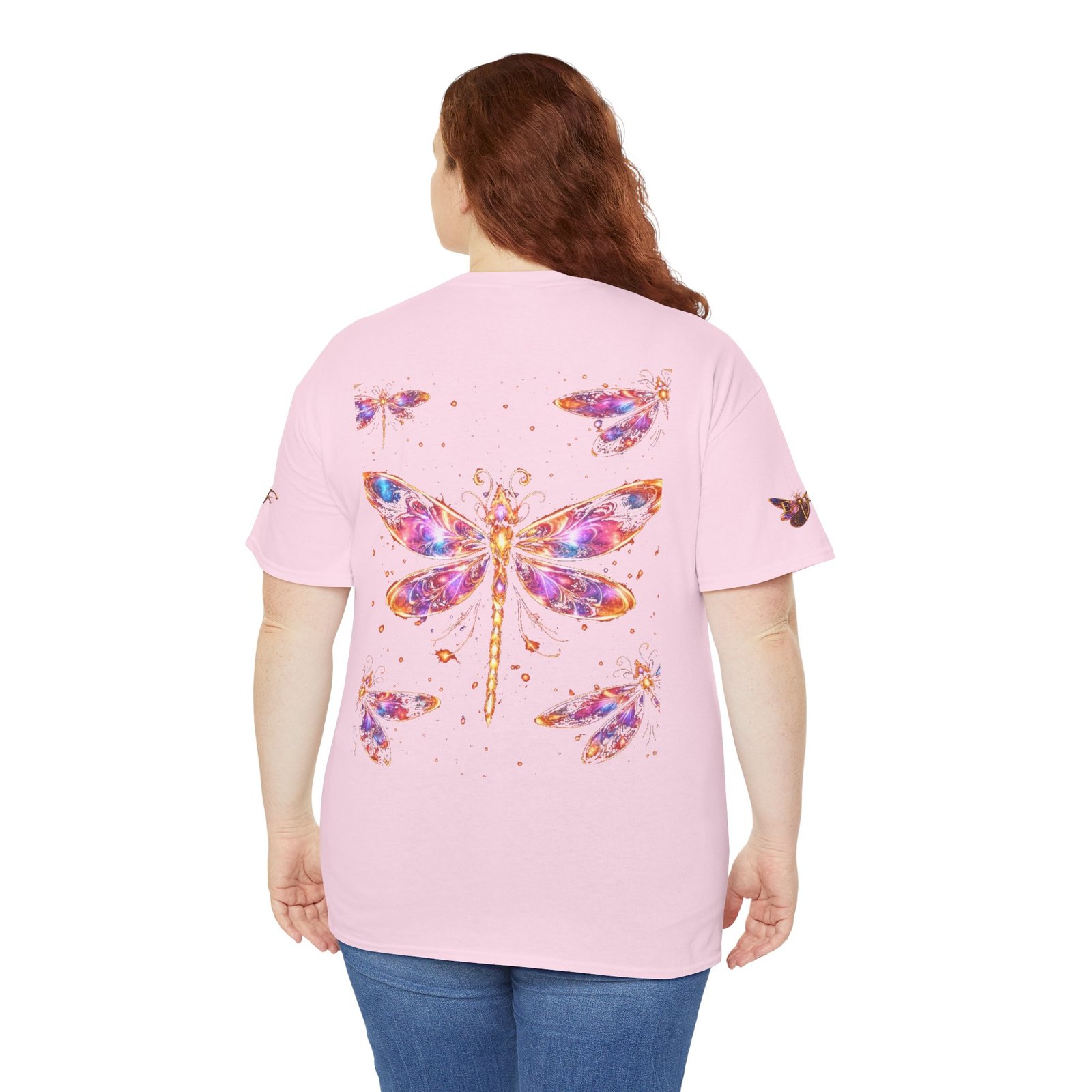 echoflame dragonfly watercolor tee — colorful boho nature t‑shirt echoflame dragonfly watercolor tee — colorful boho nature t‑shirt
