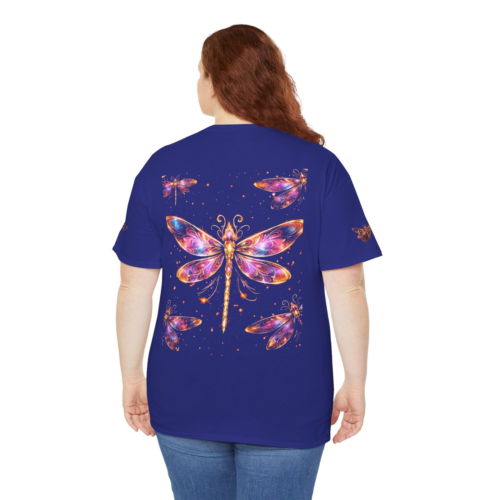 echoflame dragonfly watercolor tee — colorful boho nature t‑shirt echoflame dragonfly watercolor tee — colorful boho nature t‑shirt