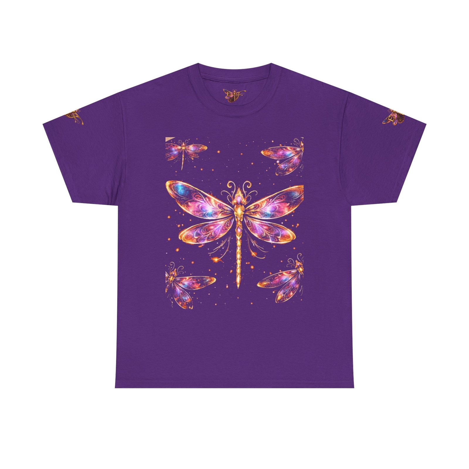 echoflame dragonfly watercolor tee — colorful boho nature t‑shirt echoflame dragonfly watercolor tee — colorful boho nature t‑shirt