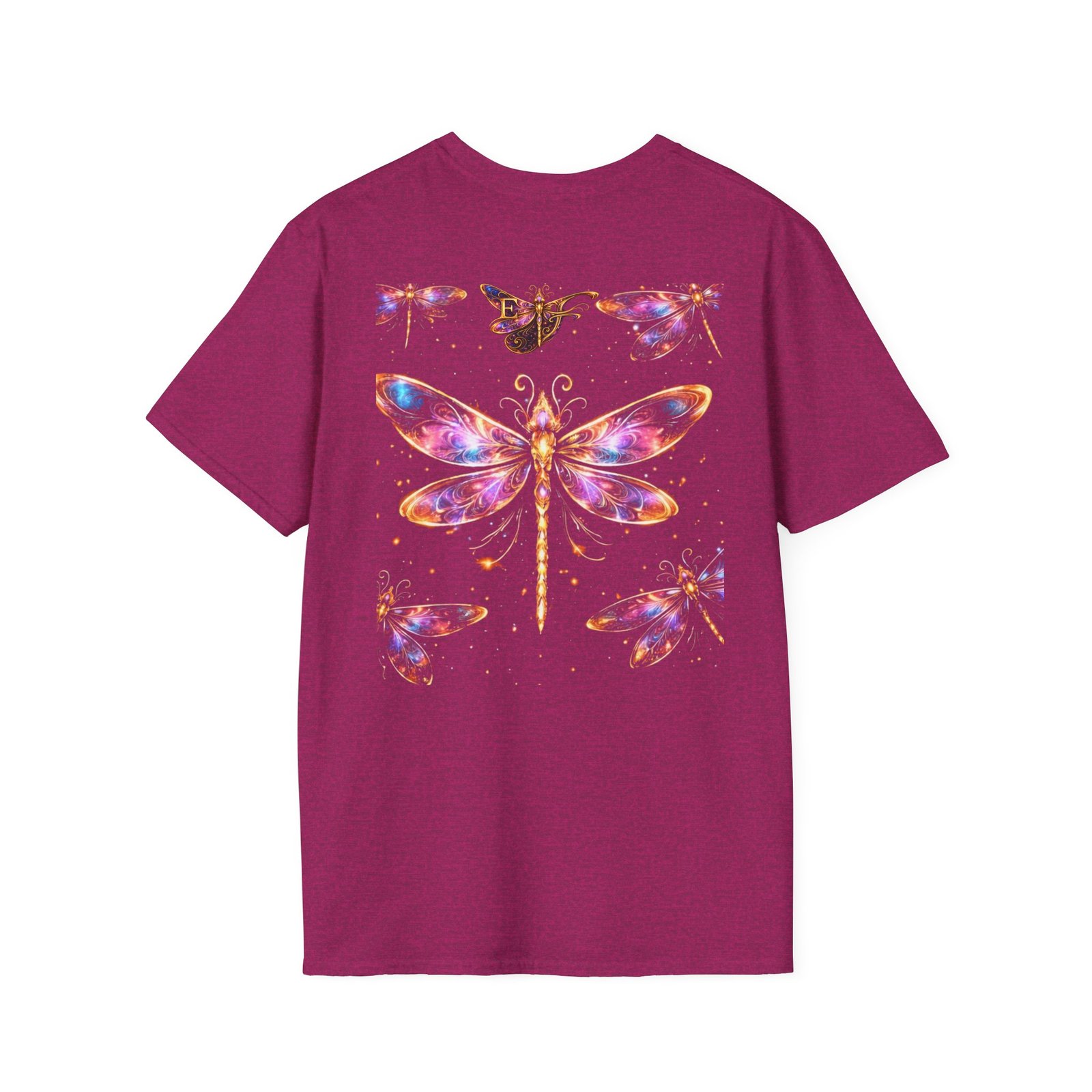 echoflame dragonfly watercolor t shirt — colorful boho nature tee for women & men echoflame dragonfly watercolor t shirt — colorful boho nature tee for women & men