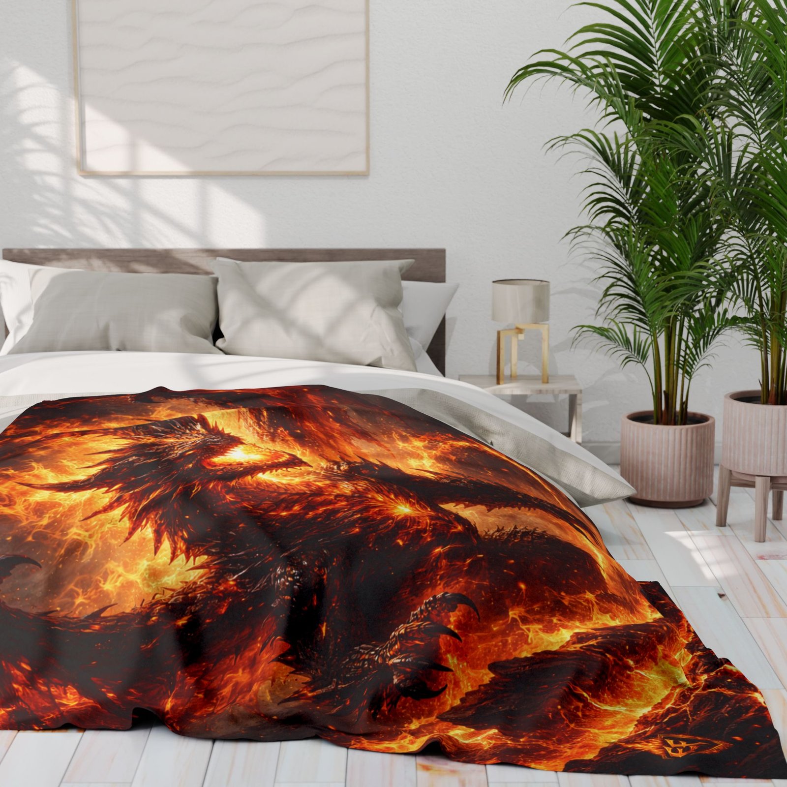 echoflame fiery phoenix fleece blanket echoflame fiery phoenix fleece blanket