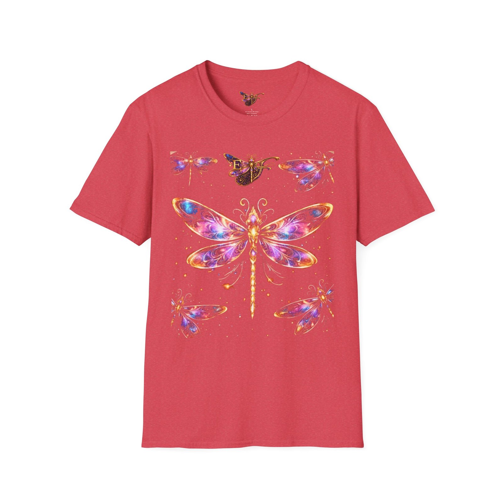 echoflame dragonfly watercolor t shirt — colorful boho nature tee for women & men echoflame dragonfly watercolor t shirt — colorful boho nature tee for women & men