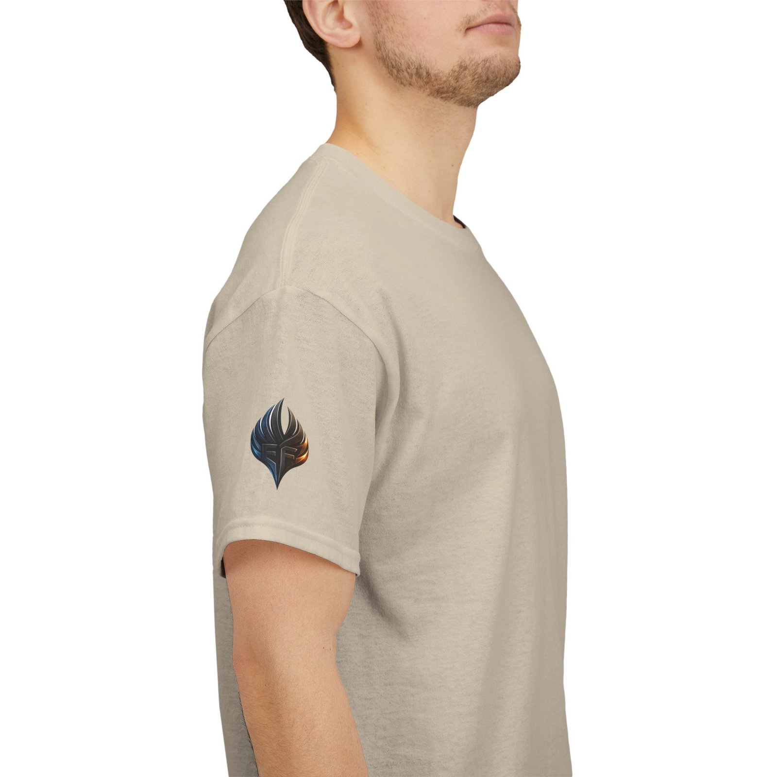 echoflame ember crest tee — minimal flame logo graphic t shirt echoflame ember crest tee — minimal flame logo graphic t shirt