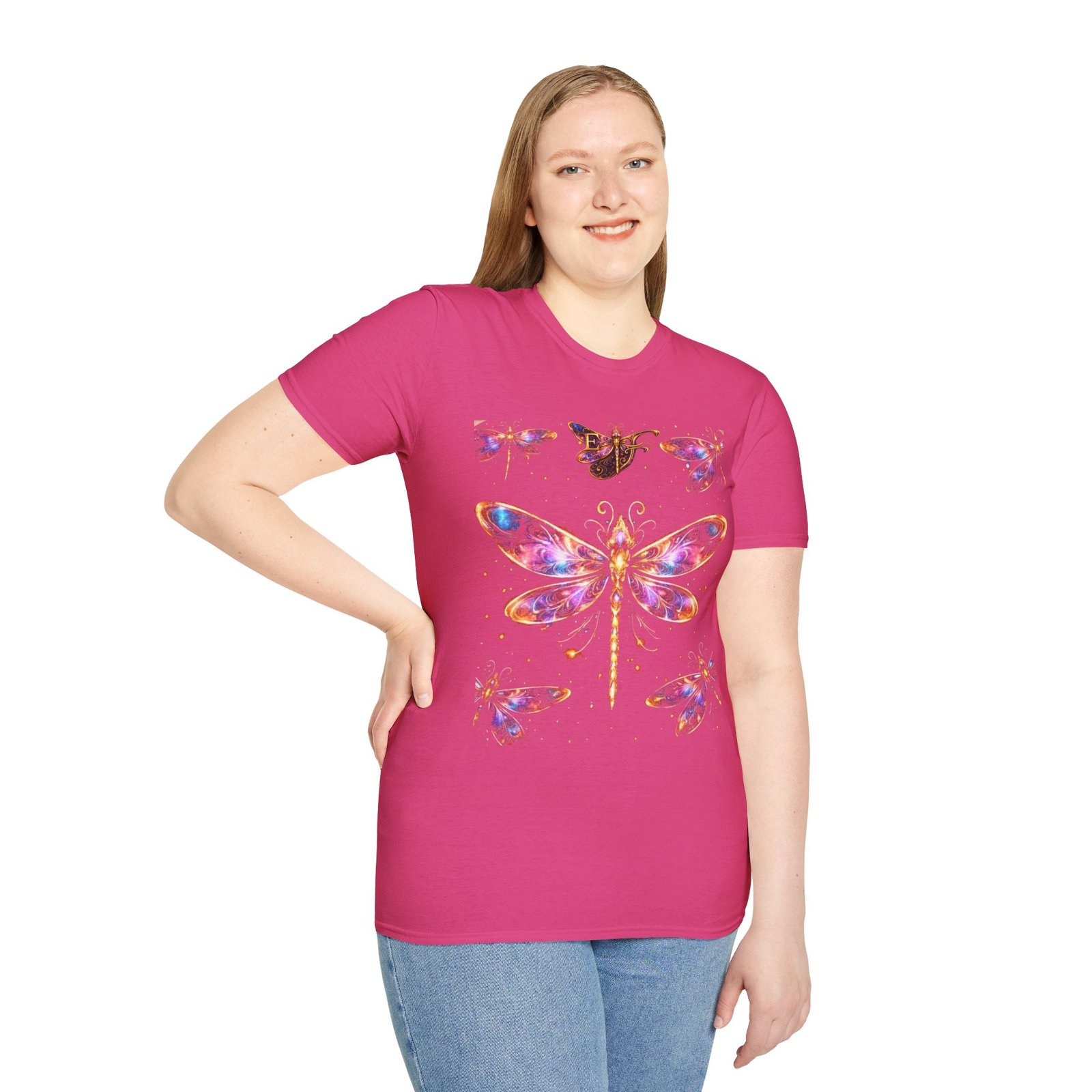 echoflame dragonfly watercolor t shirt — colorful boho nature tee for women & men echoflame dragonfly watercolor t shirt — colorful boho nature tee for women & men