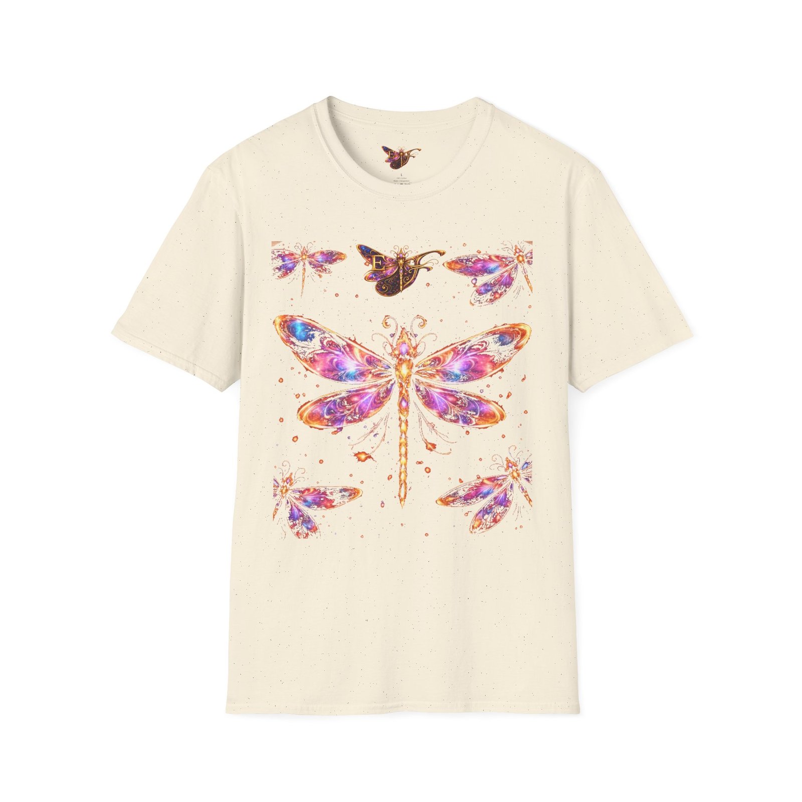 echoflame dragonfly watercolor t shirt — colorful boho nature tee for women & men echoflame dragonfly watercolor t shirt — colorful boho nature tee for women & men