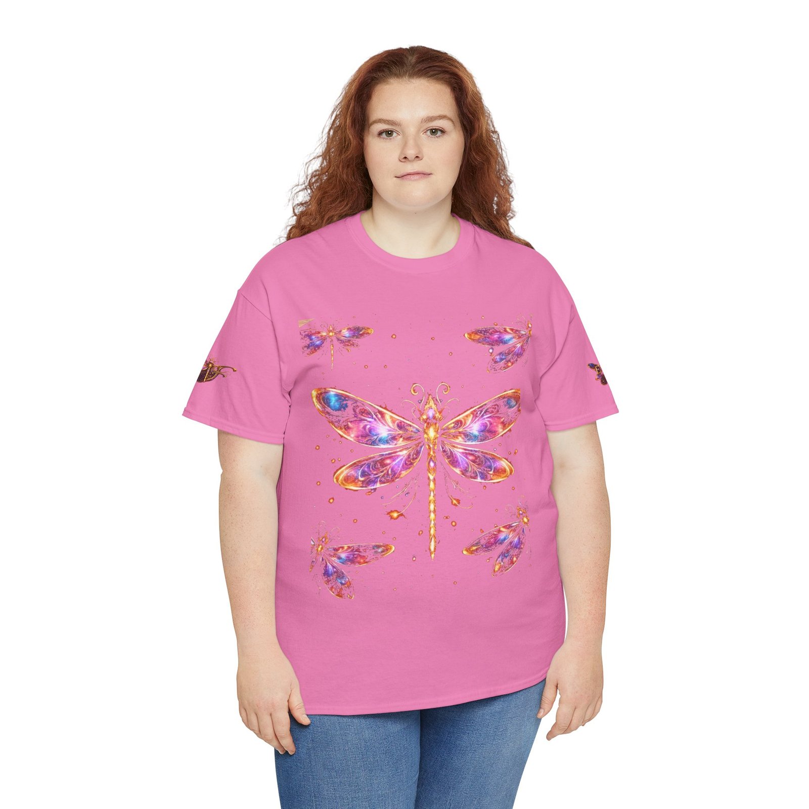 echoflame dragonfly watercolor tee — colorful boho nature t‑shirt echoflame dragonfly watercolor tee — colorful boho nature t‑shirt