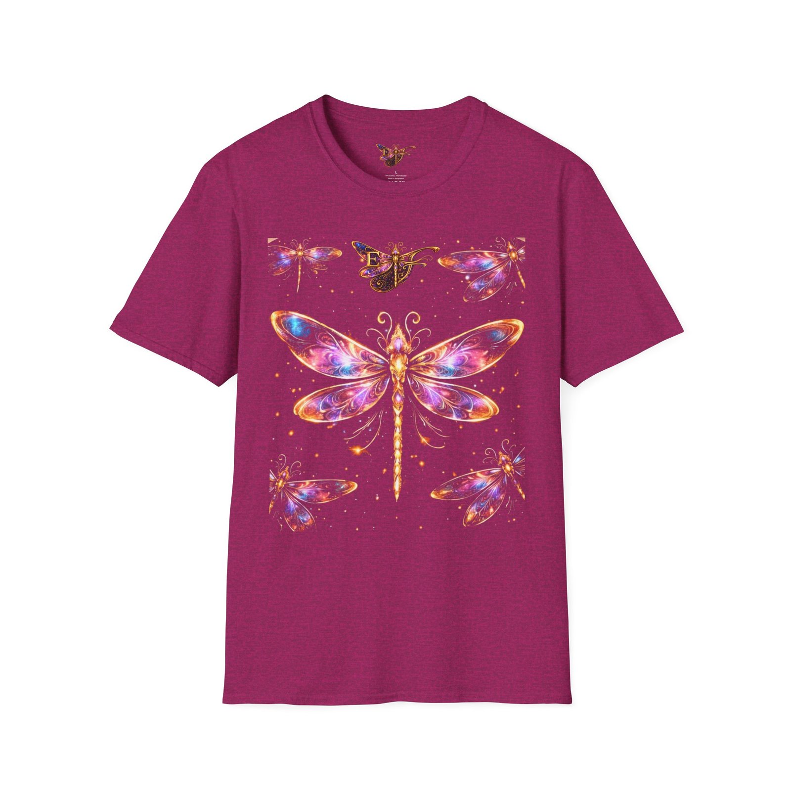echoflame dragonfly watercolor t shirt — colorful boho nature tee for women & men echoflame dragonfly watercolor t shirt — colorful boho nature tee for women & men