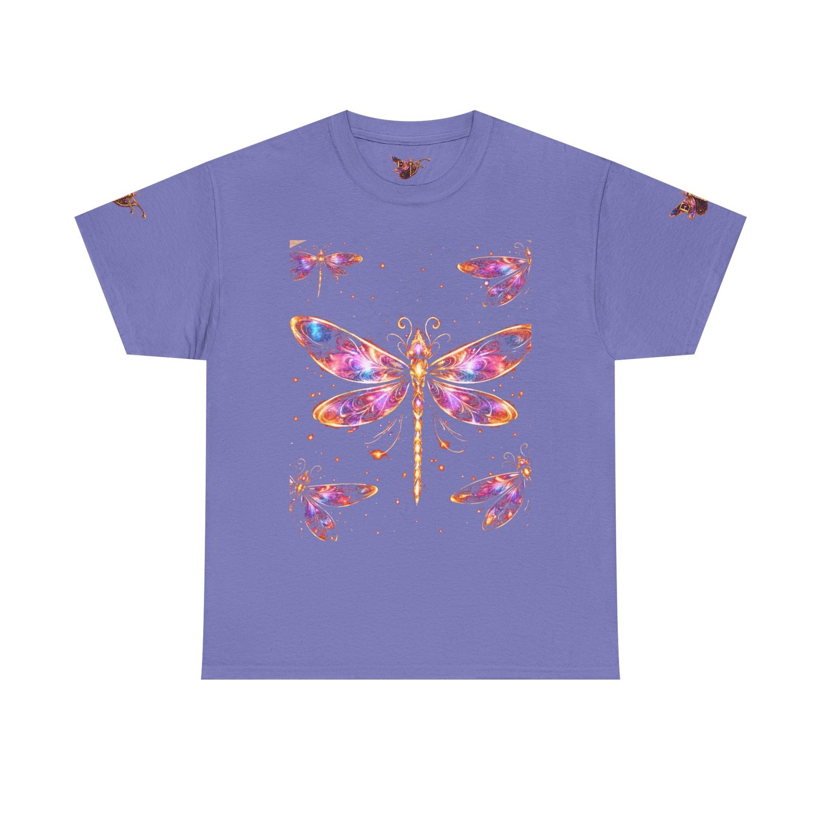 echoflame dragonfly watercolor tee — colorful boho nature t‑shirt echoflame dragonfly watercolor tee — colorful boho nature t‑shirt