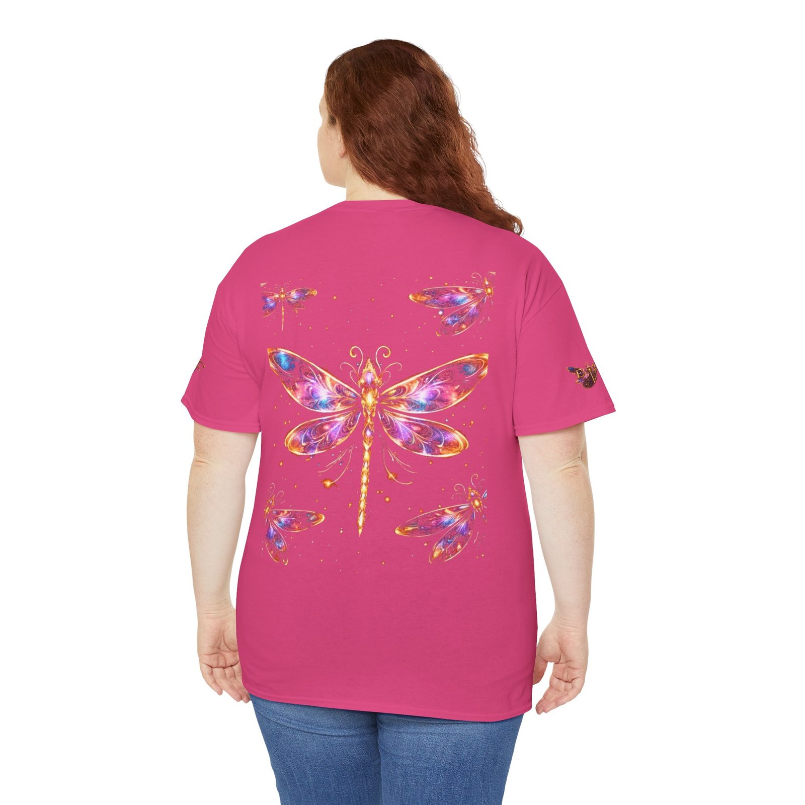 echoflame dragonfly watercolor tee — colorful boho nature t‑shirt echoflame dragonfly watercolor tee — colorful boho nature t‑shirt