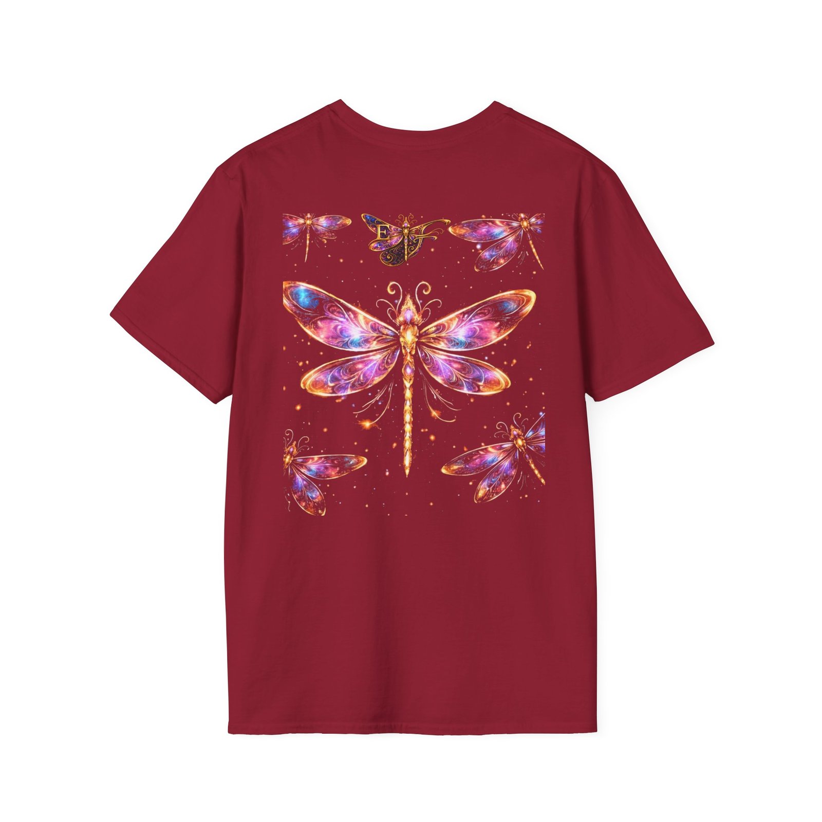 echoflame dragonfly watercolor t shirt — colorful boho nature tee for women & men echoflame dragonfly watercolor t shirt — colorful boho nature tee for women & men