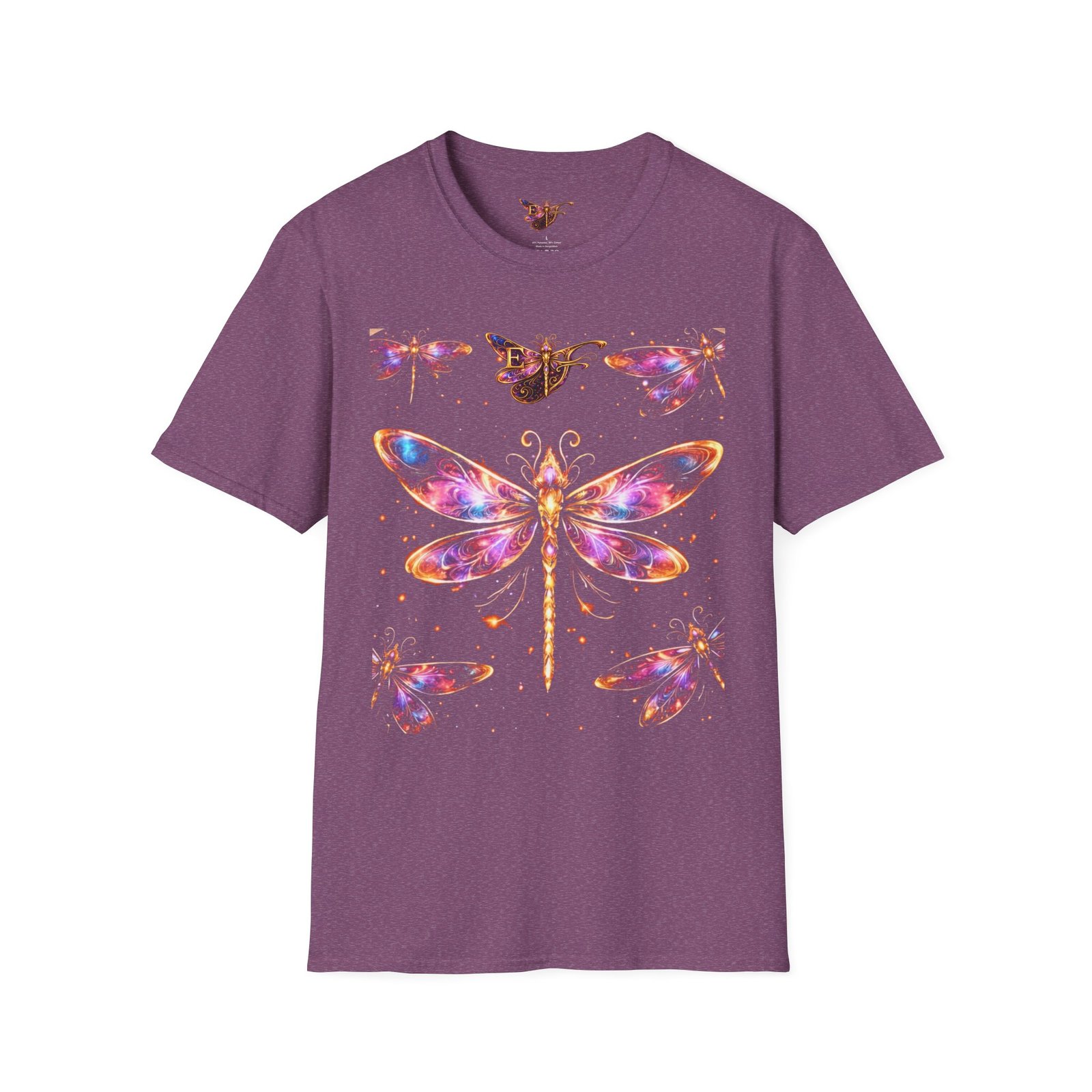 echoflame dragonfly watercolor t shirt — colorful boho nature tee for women & men echoflame dragonfly watercolor t shirt — colorful boho nature tee for women & men
