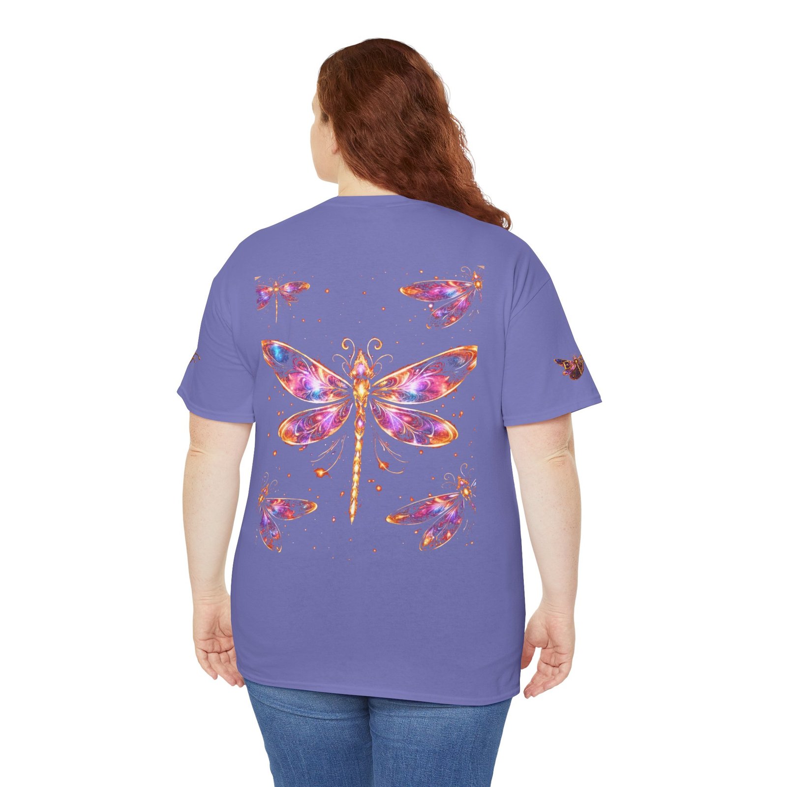 echoflame dragonfly watercolor tee — colorful boho nature t‑shirt echoflame dragonfly watercolor tee — colorful boho nature t‑shirt
