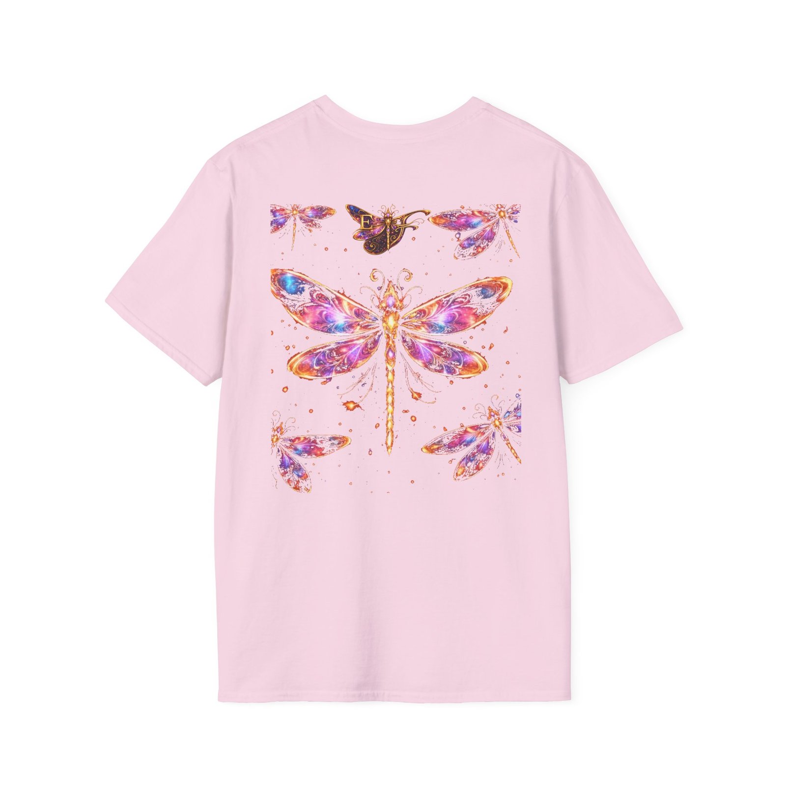 echoflame dragonfly watercolor t shirt — colorful boho nature tee for women & men echoflame dragonfly watercolor t shirt — colorful boho nature tee for women & men