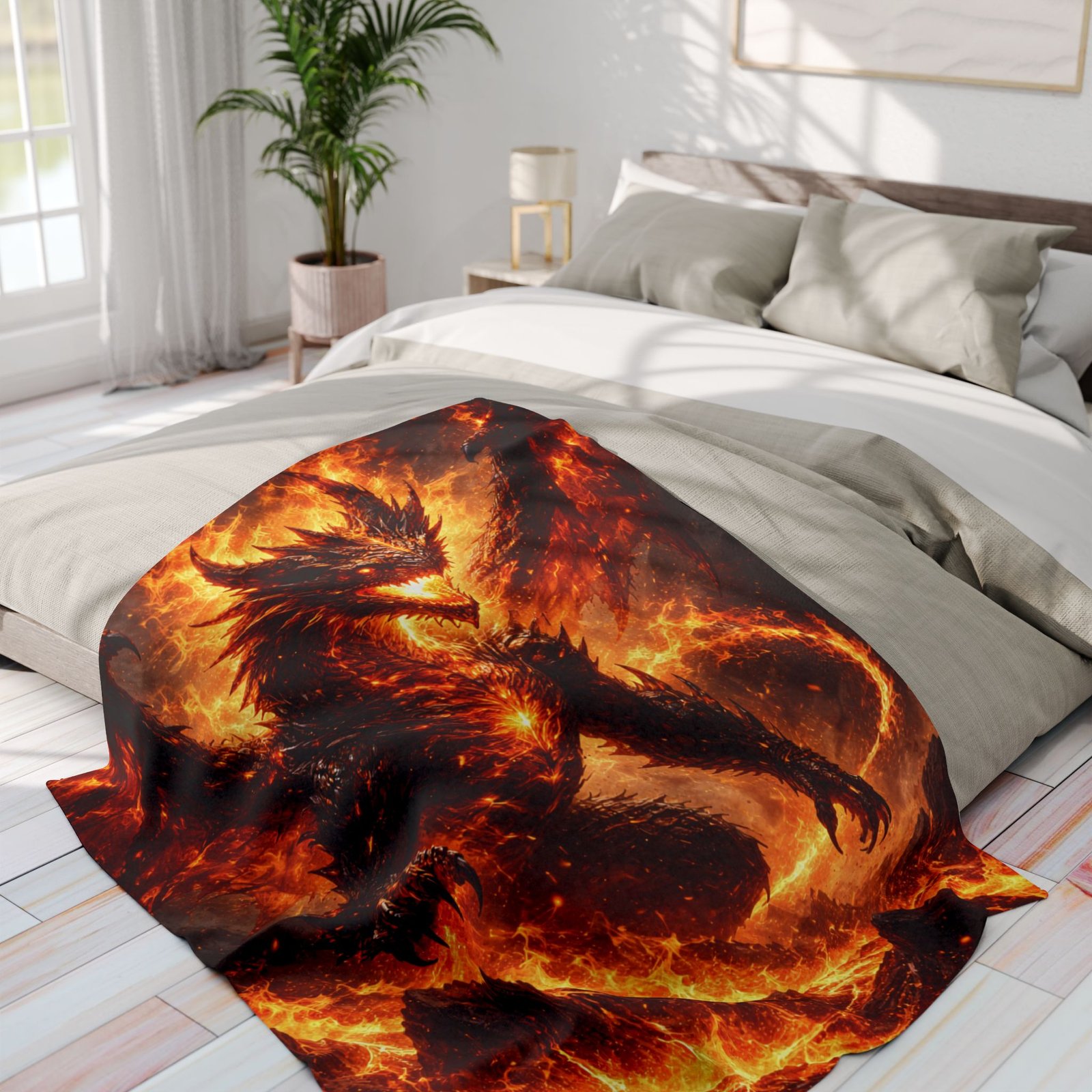 echoflame fiery phoenix fleece blanket echoflame fiery phoenix fleece blanket