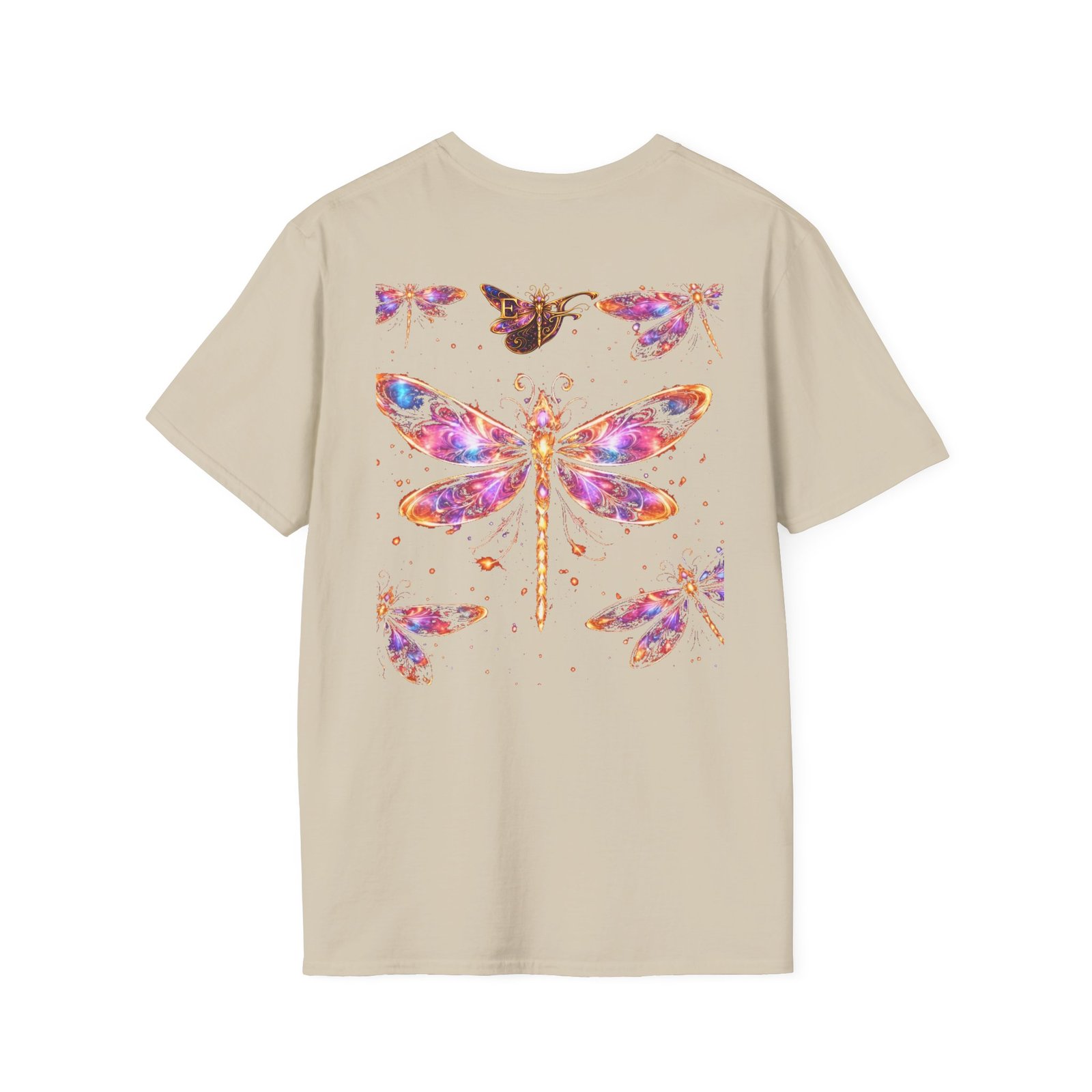 echoflame dragonfly watercolor t shirt — colorful boho nature tee for women & men echoflame dragonfly watercolor t shirt — colorful boho nature tee for women & men