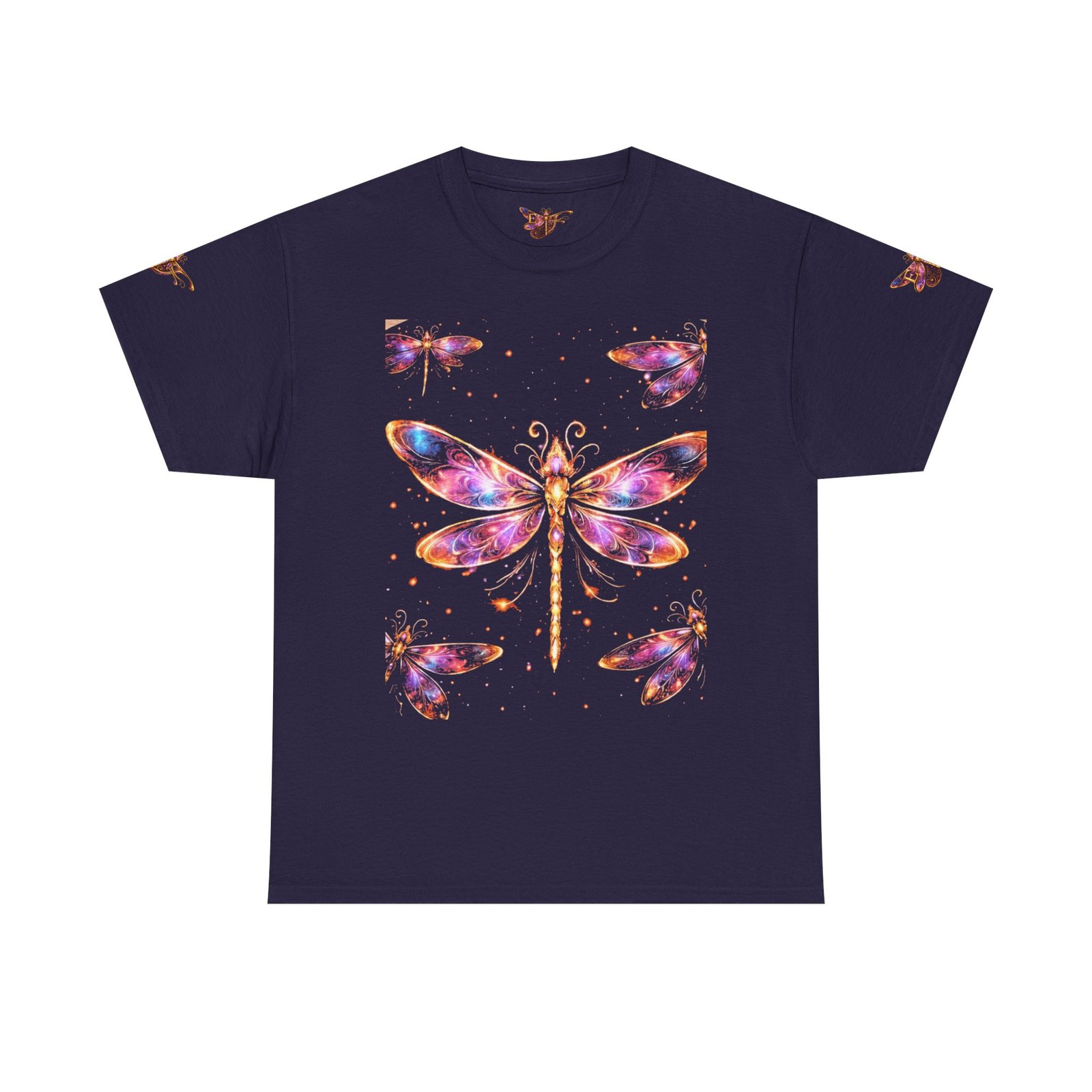 echoflame dragonfly watercolor tee — colorful boho nature t‑shirt echoflame dragonfly watercolor tee — colorful boho nature t‑shirt