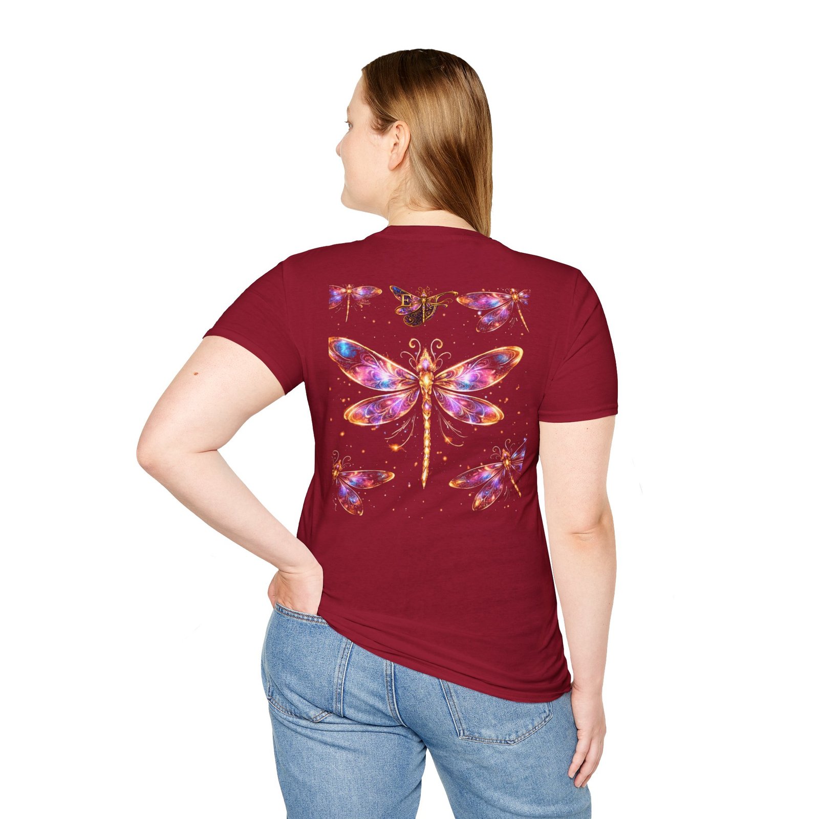 echoflame dragonfly watercolor t shirt — colorful boho nature tee for women & men echoflame dragonfly watercolor t shirt — colorful boho nature tee for women & men