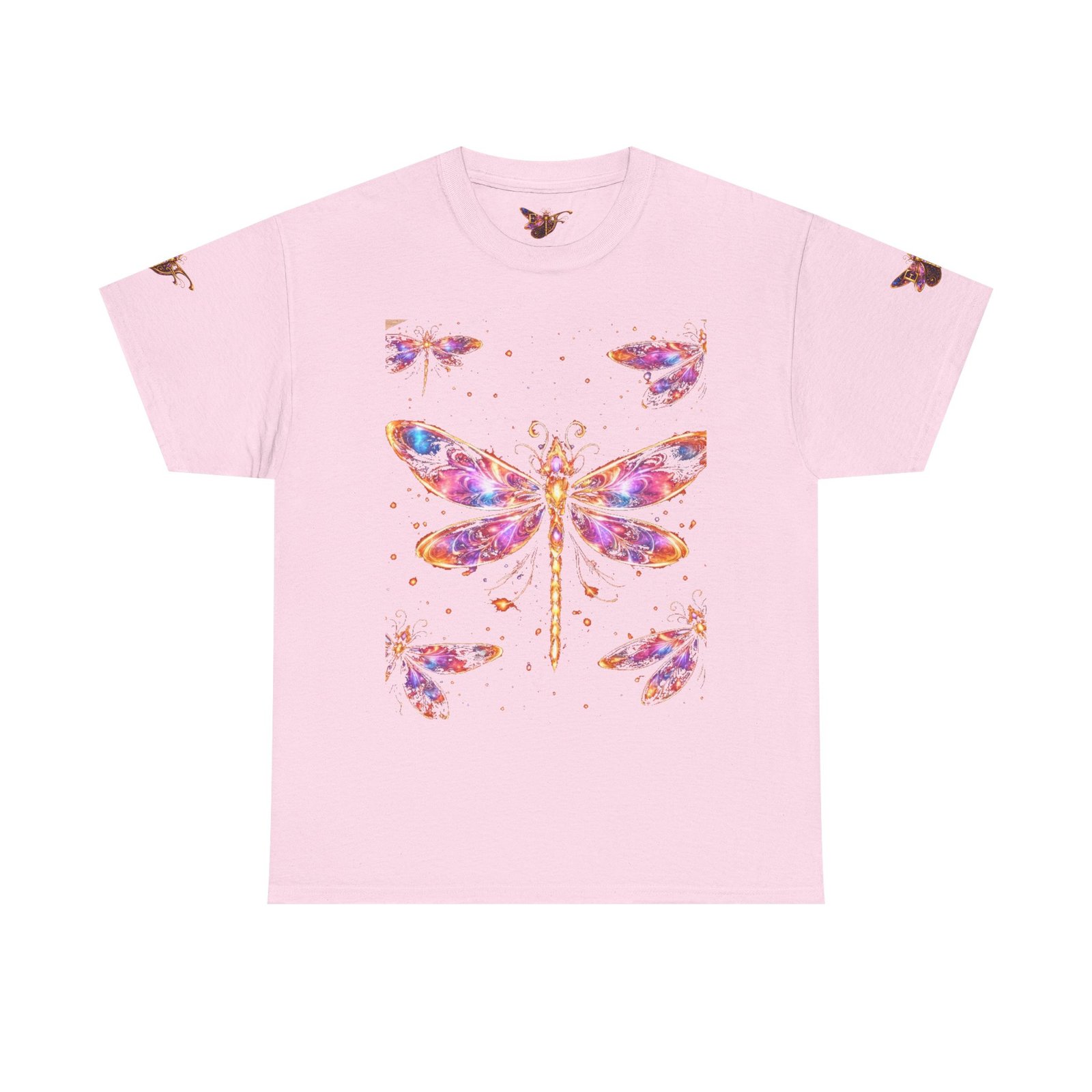 echoflame dragonfly watercolor tee — colorful boho nature t‑shirt echoflame dragonfly watercolor tee — colorful boho nature t‑shirt