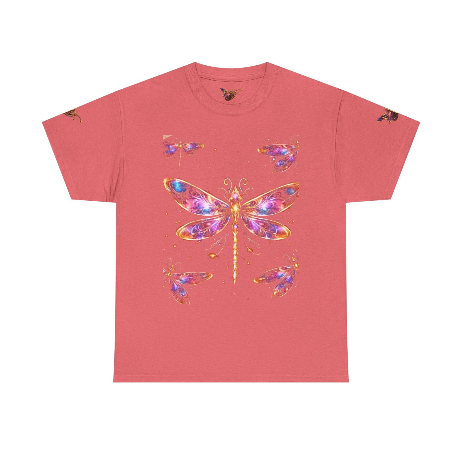 echoflame dragonfly watercolor tee — colorful boho nature t‑shirt echoflame dragonfly watercolor tee — colorful boho nature t‑shirt