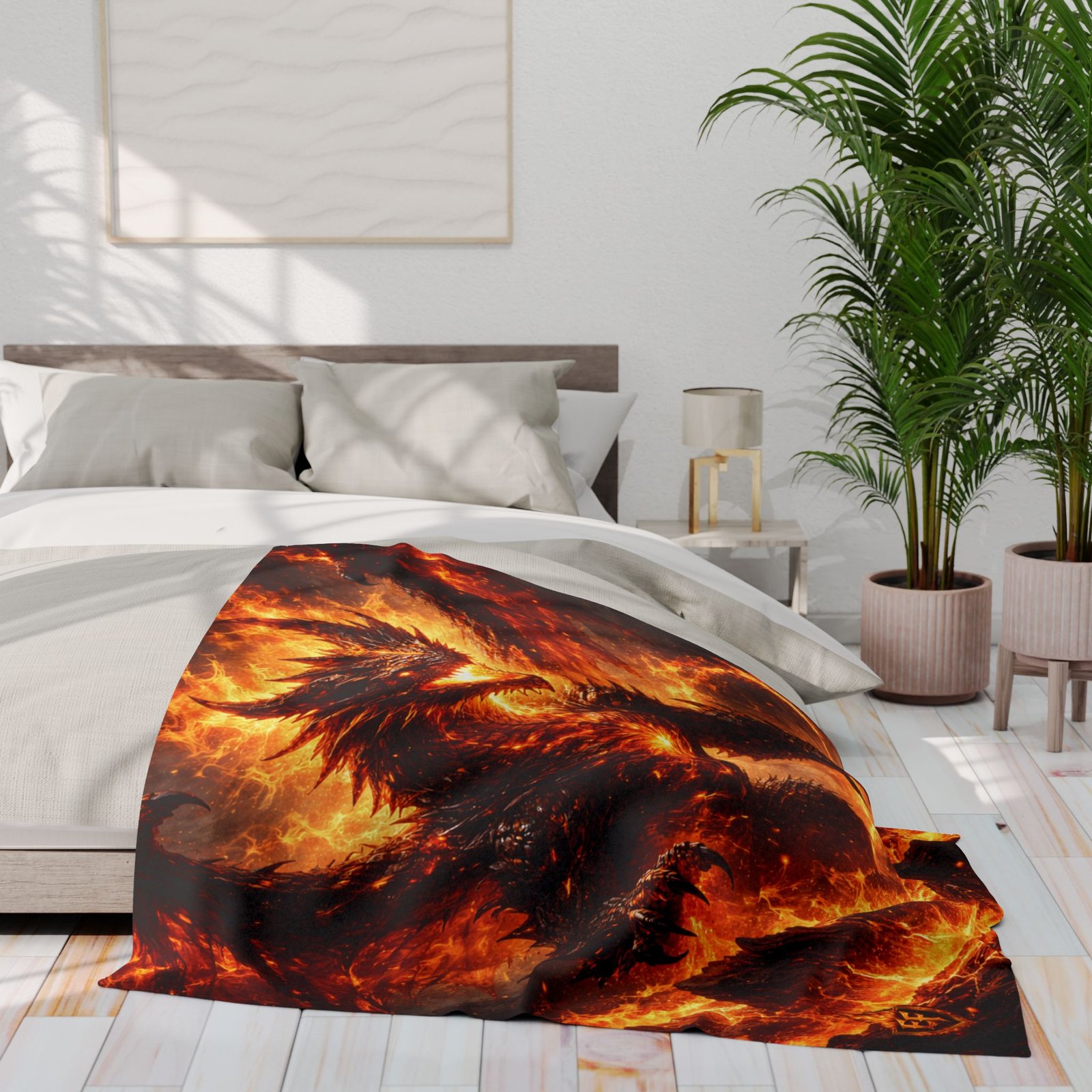echoflame fiery phoenix fleece blanket echoflame fiery phoenix fleece blanket