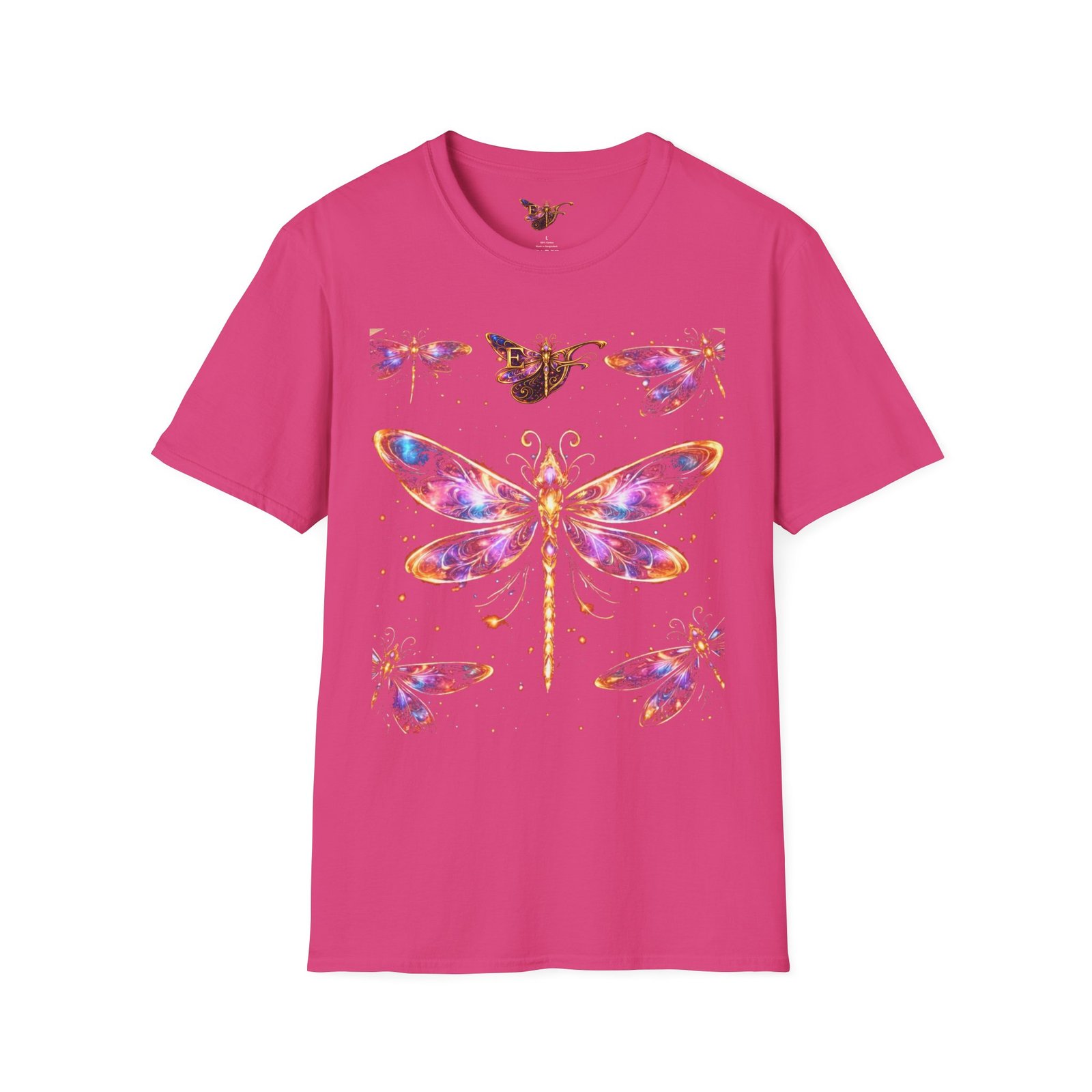 echoflame dragonfly watercolor t shirt — colorful boho nature tee for women & men echoflame dragonfly watercolor t shirt — colorful boho nature tee for women & men