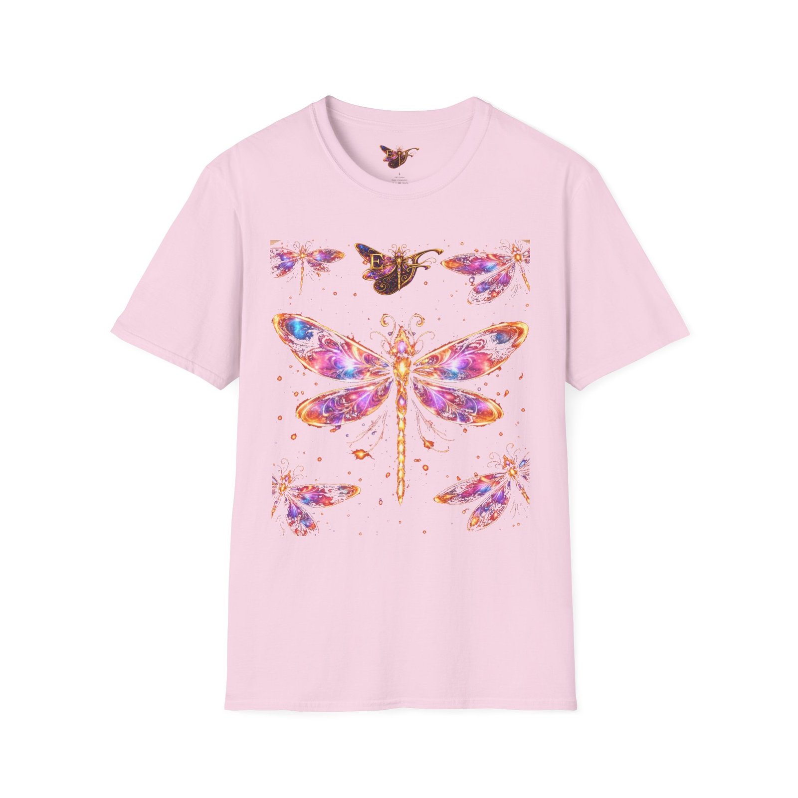 echoflame dragonfly watercolor t shirt — colorful boho nature tee for women & men echoflame dragonfly watercolor t shirt — colorful boho nature tee for women & men