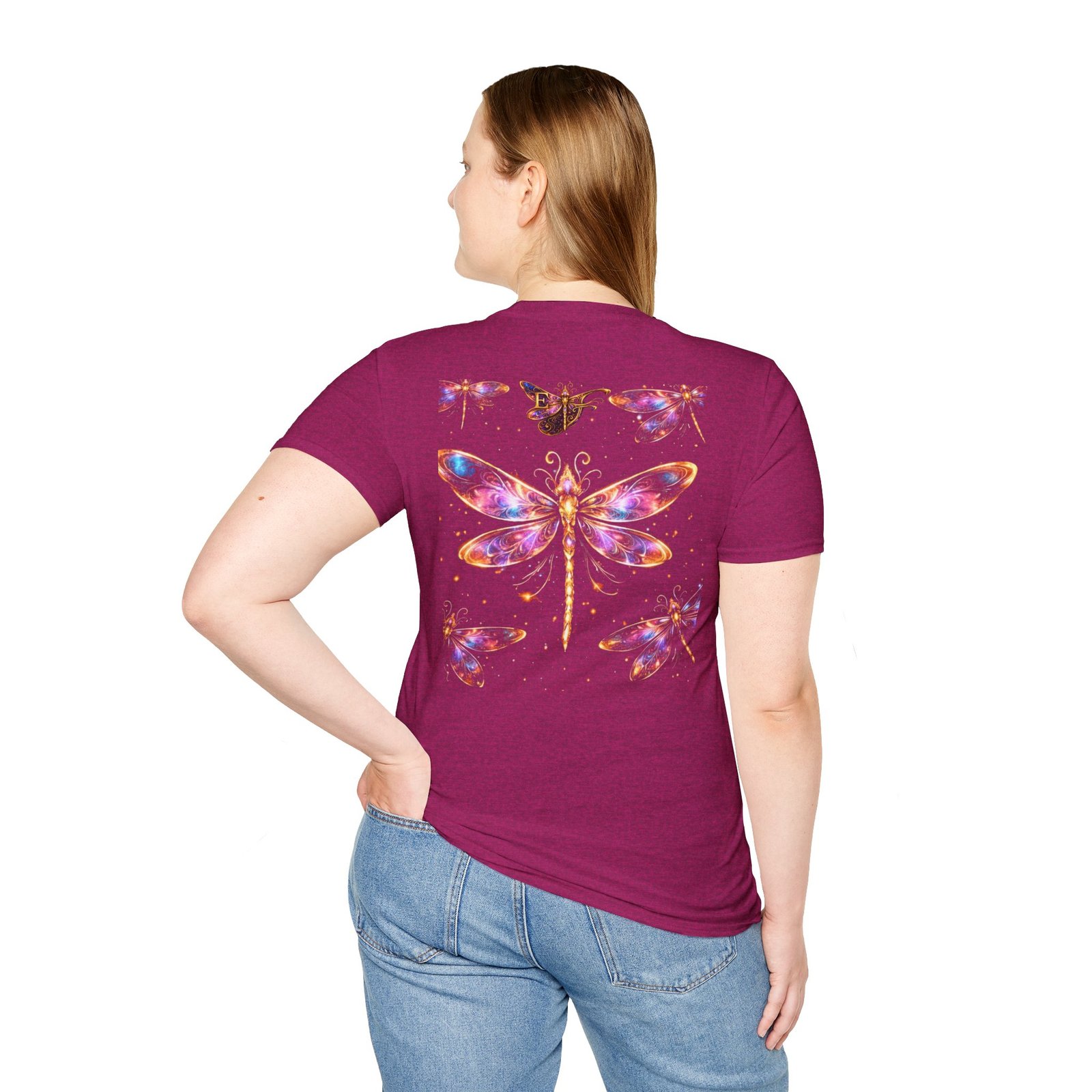 echoflame dragonfly watercolor t shirt — colorful boho nature tee for women & men echoflame dragonfly watercolor t shirt — colorful boho nature tee for women & men