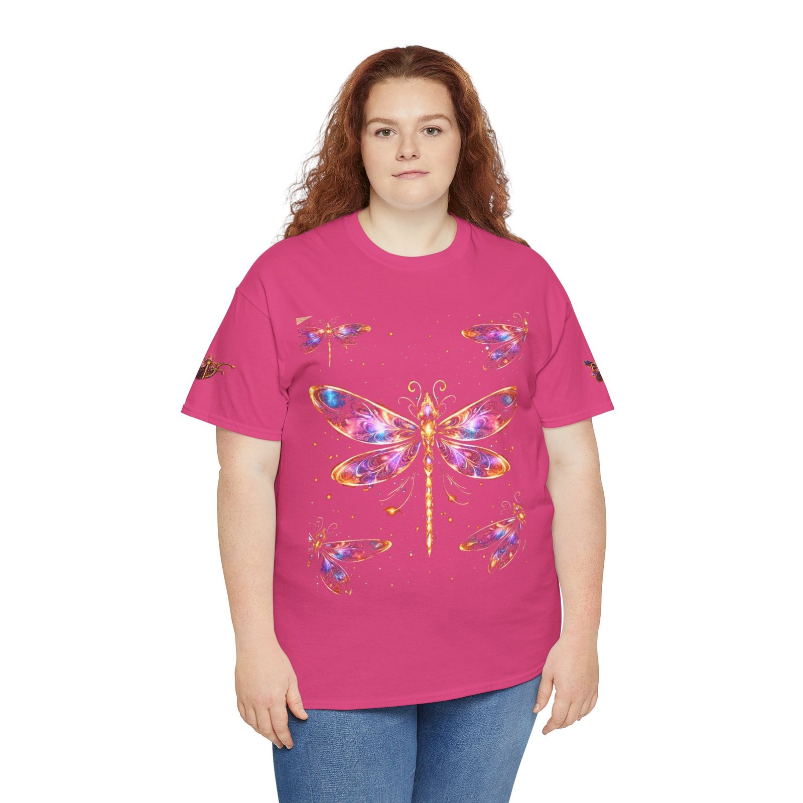 echoflame dragonfly watercolor tee — colorful boho nature t‑shirt echoflame dragonfly watercolor tee — colorful boho nature t‑shirt