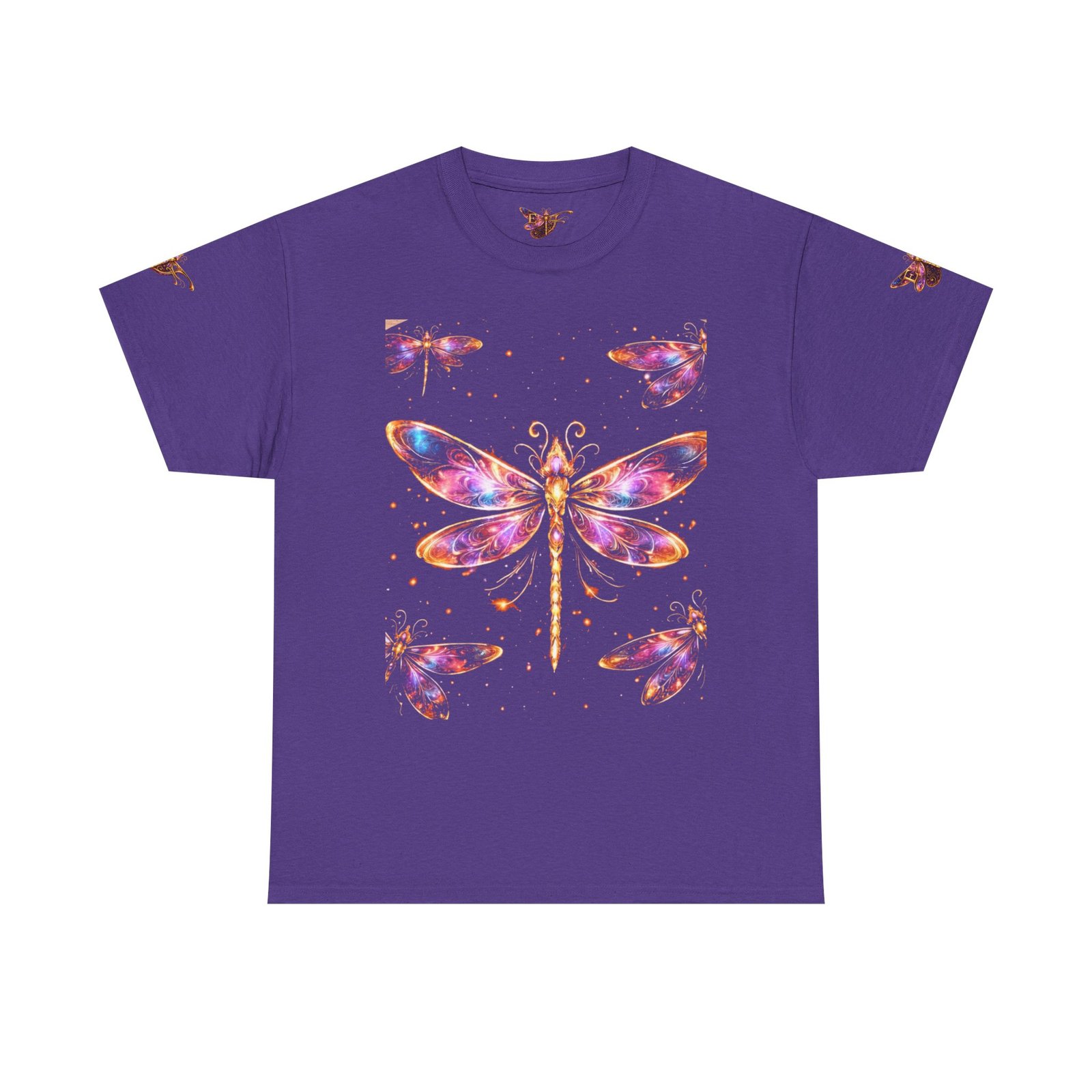 echoflame dragonfly watercolor tee — colorful boho nature t‑shirt echoflame dragonfly watercolor tee — colorful boho nature t‑shirt