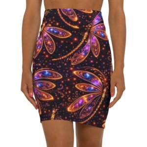echoflame dragonfly pencil skirt