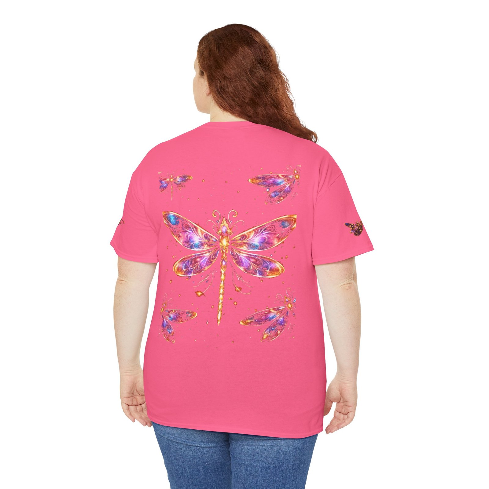 echoflame dragonfly watercolor tee — colorful boho nature t‑shirt echoflame dragonfly watercolor tee — colorful boho nature t‑shirt