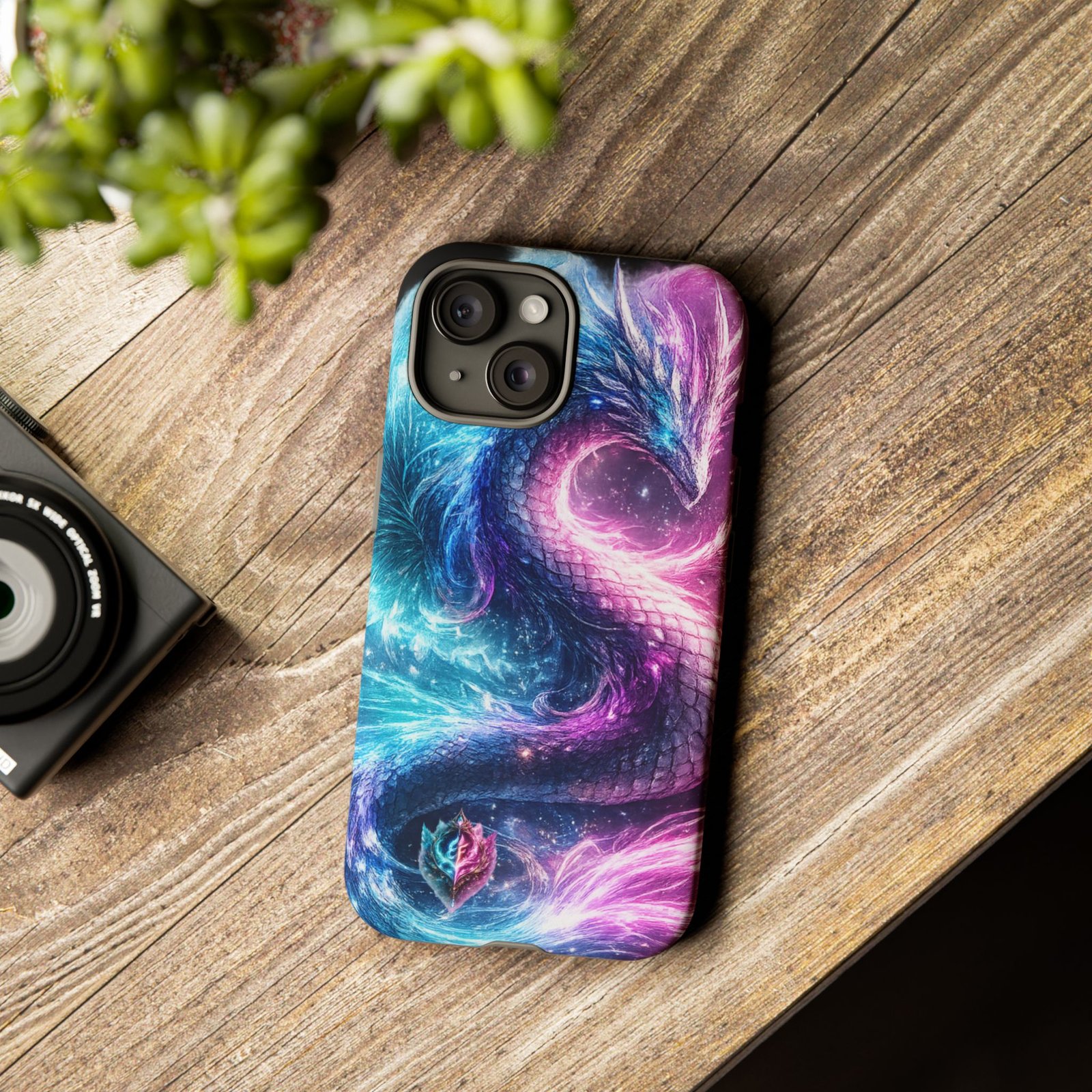 echoflame dragon galaxy phone case — vibrant purple blue mythical protective cover echoflame dragon galaxy phone case — vibrant purple blue mythical protective cover