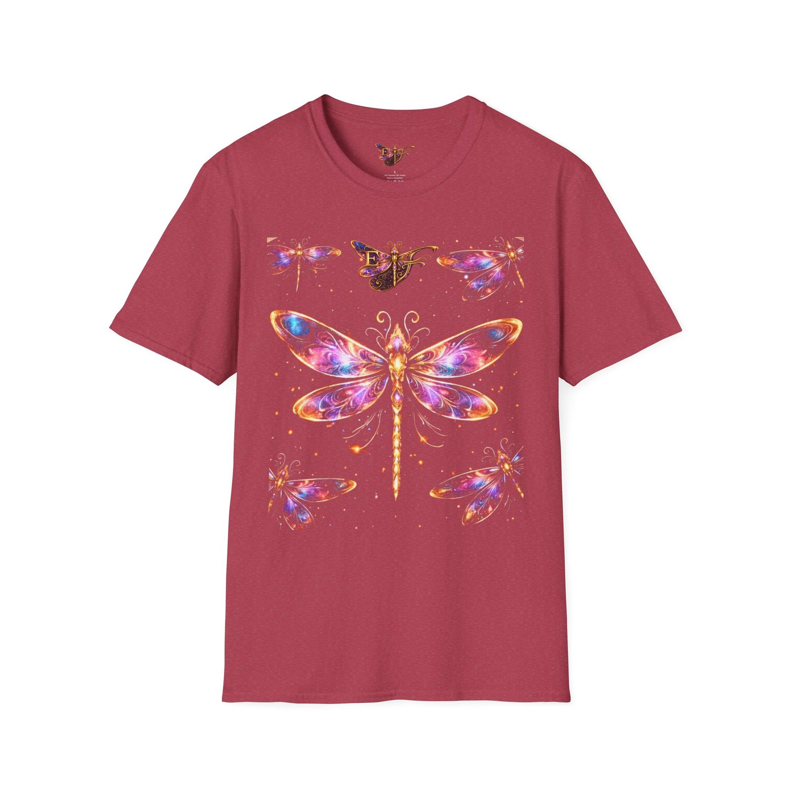 echoflame dragonfly watercolor t shirt — colorful boho nature tee for women & men echoflame dragonfly watercolor t shirt — colorful boho nature tee for women & men