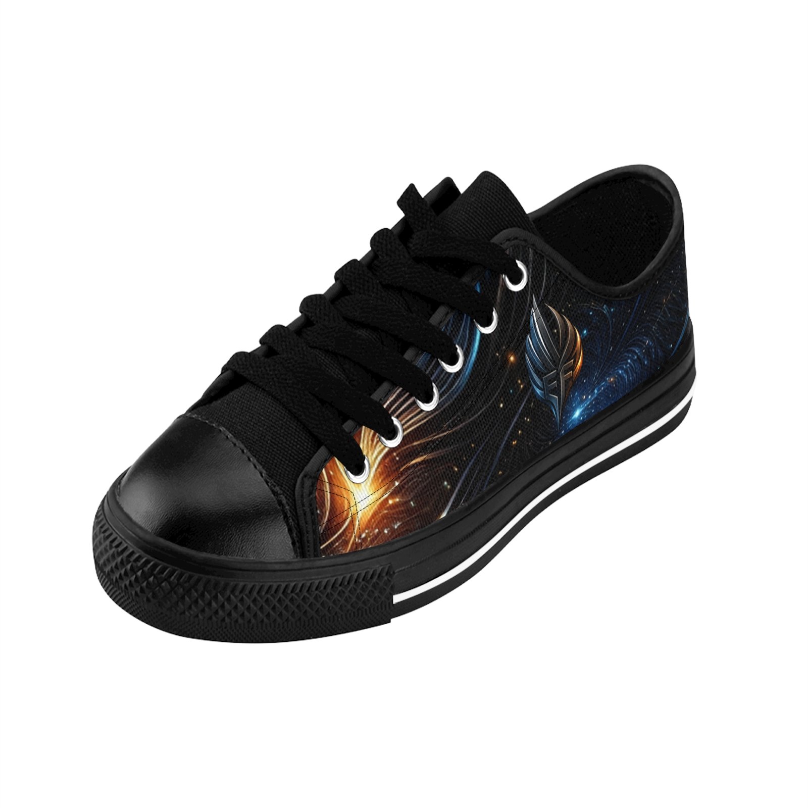 echoflame galaxy feather men’s sneakers — cosmic feather low top athletic shoes echoflame galaxy feather men’s sneakers — cosmic feather low top athletic shoes