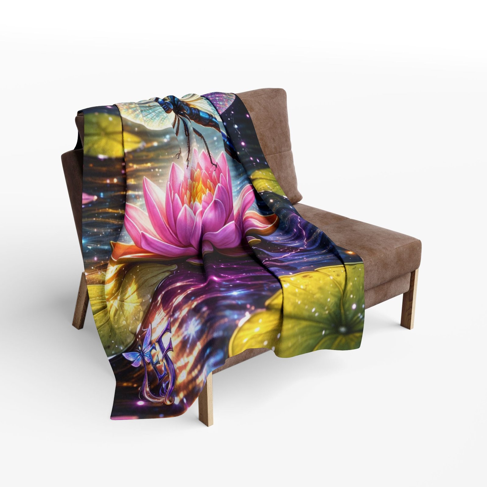 echoflame dragonfly & lotus fleece blanket — magical watercolor throw for relaxation, nature lovers & gifts echoflame dragonfly & lotus fleece blanket — magical watercolor throw for relaxation, nature lovers & gifts