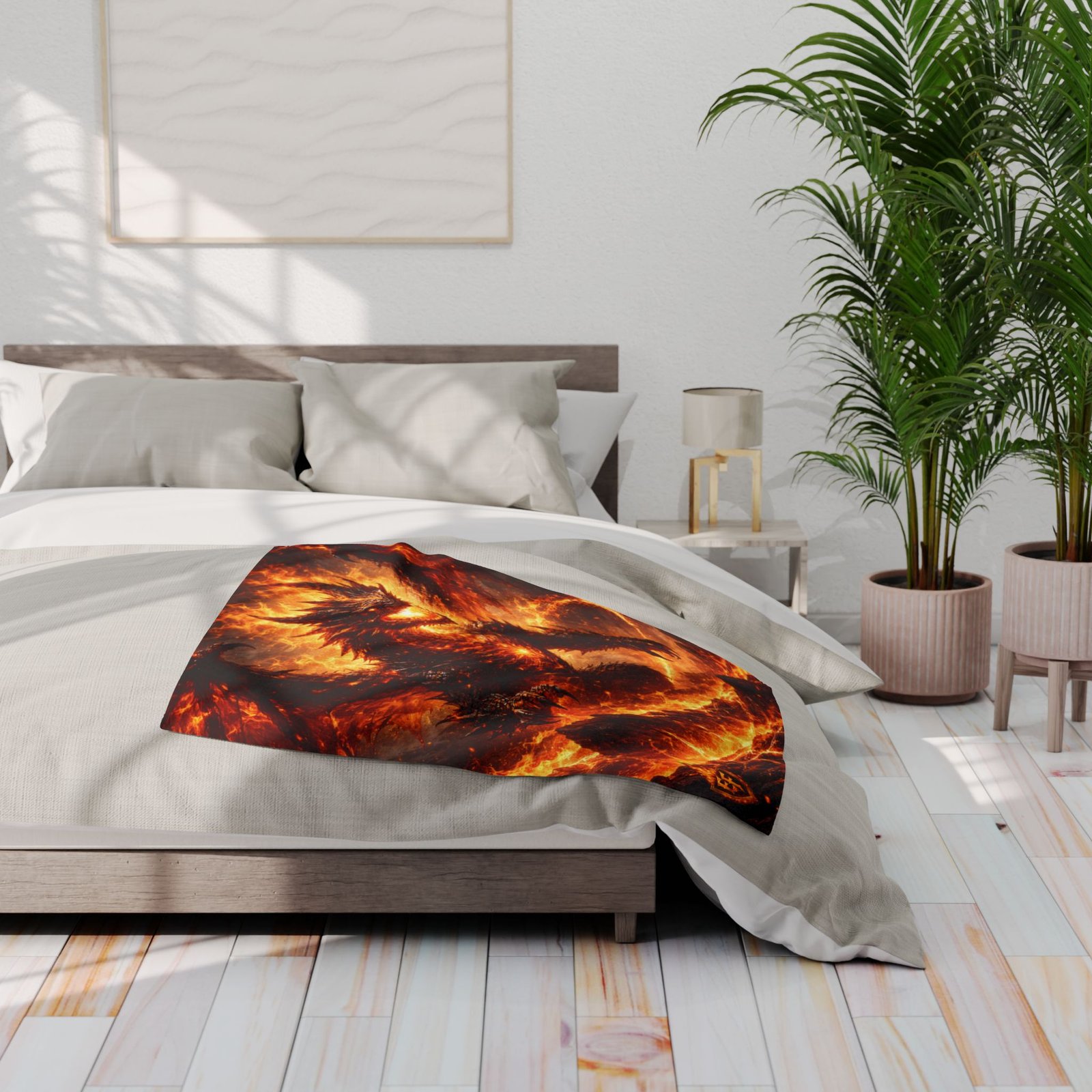 echoflame fiery phoenix fleece blanket echoflame fiery phoenix fleece blanket
