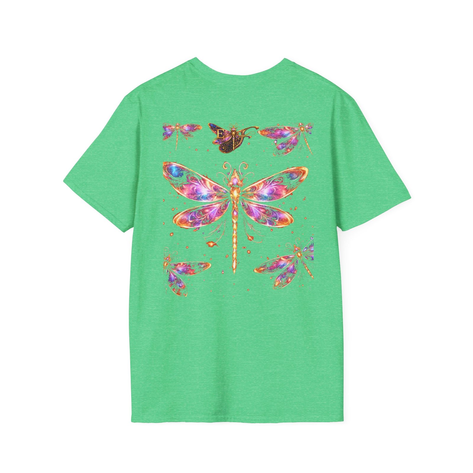 echoflame dragonfly watercolor t shirt — colorful boho nature tee for women & men echoflame dragonfly watercolor t shirt — colorful boho nature tee for women & men