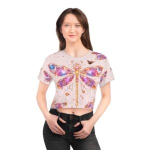 echoflame dragonfly crop tee