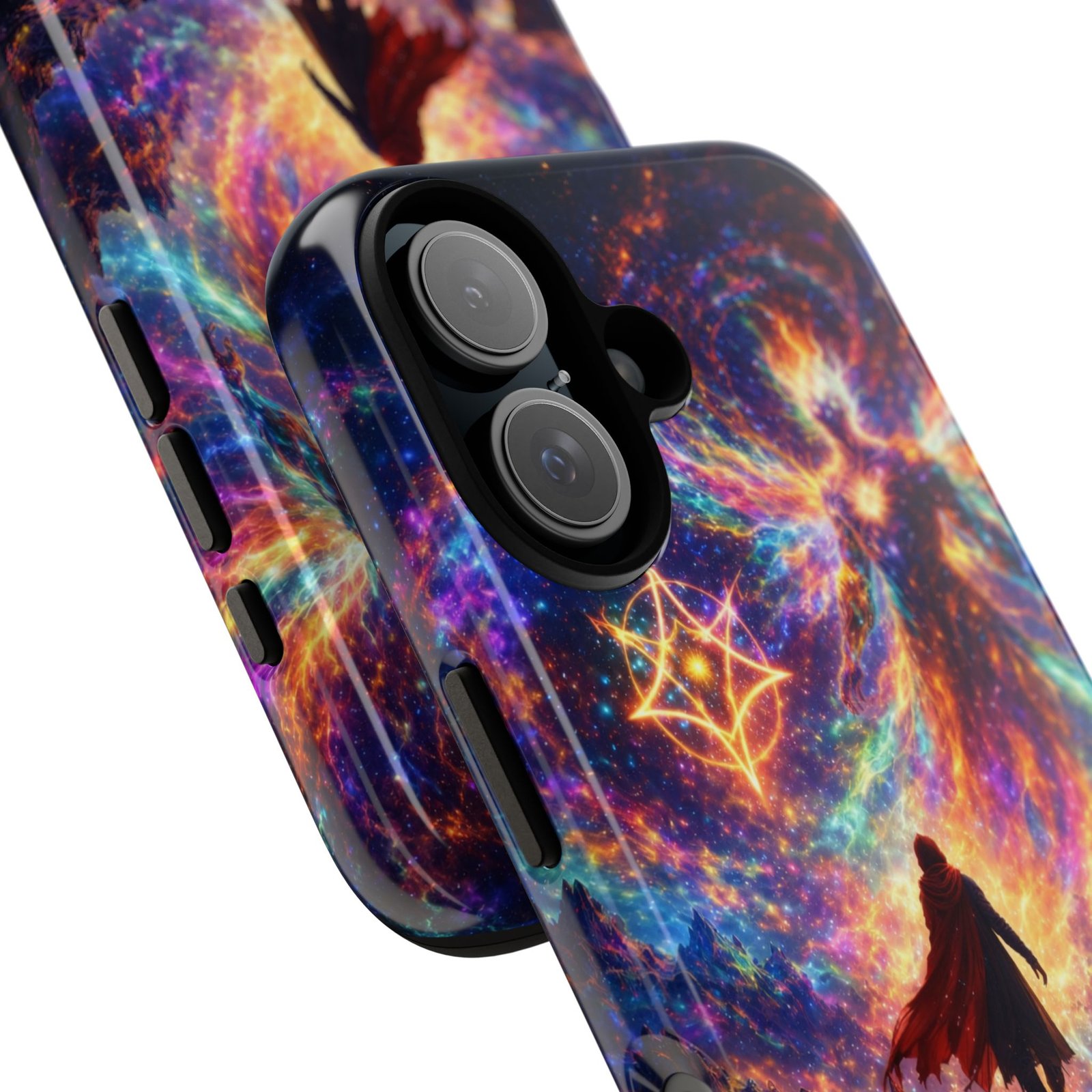 echoflame galaxy phoenix tough phone case — cosmic hero art phone case echoflame galaxy phoenix tough phone case — cosmic hero art phone case