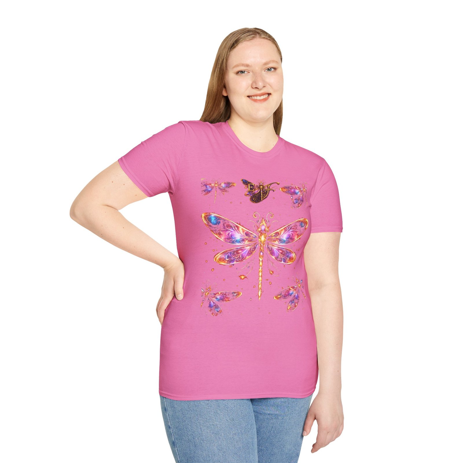 echoflame dragonfly watercolor t shirt — colorful boho nature tee for women & men echoflame dragonfly watercolor t shirt — colorful boho nature tee for women & men