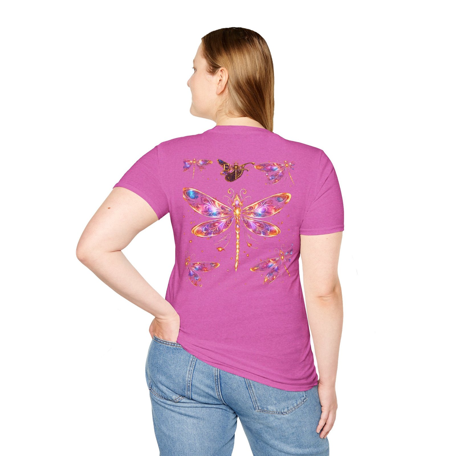 echoflame dragonfly watercolor t shirt — colorful boho nature tee for women & men echoflame dragonfly watercolor t shirt — colorful boho nature tee for women & men