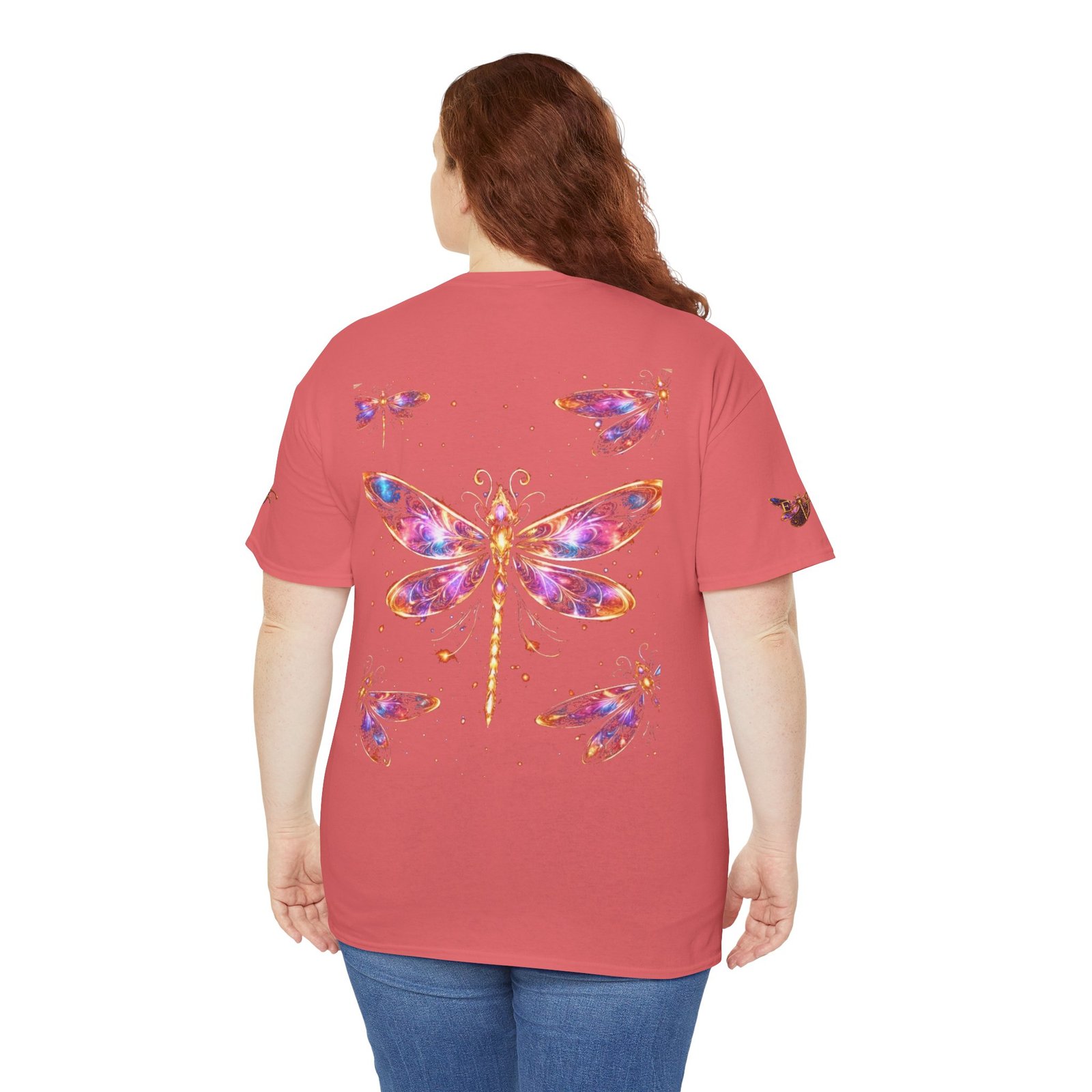 echoflame dragonfly watercolor tee — colorful boho nature t‑shirt echoflame dragonfly watercolor tee — colorful boho nature t‑shirt