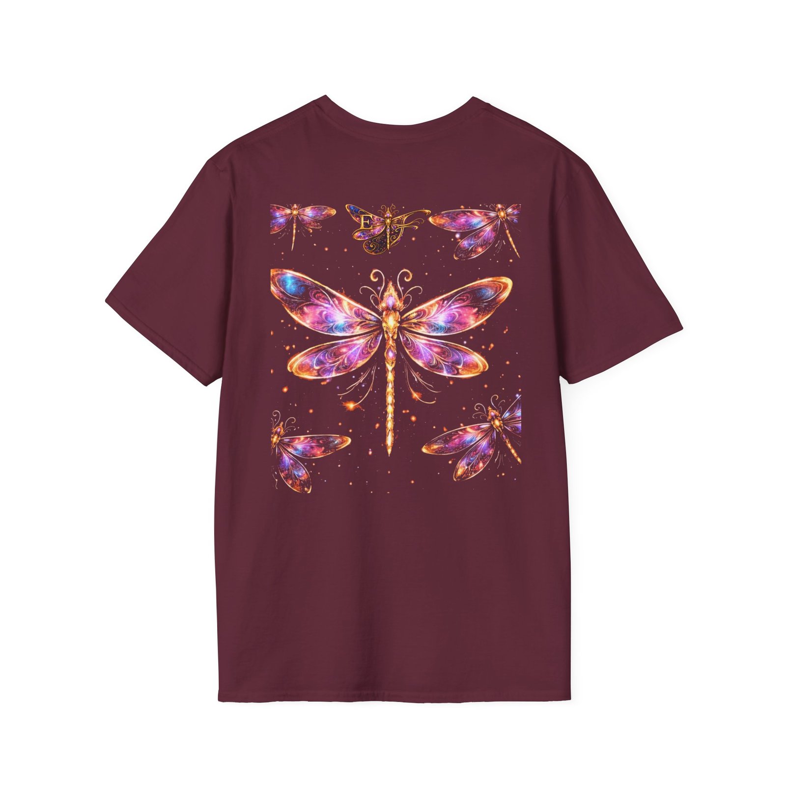 echoflame dragonfly watercolor t shirt — colorful boho nature tee for women & men echoflame dragonfly watercolor t shirt — colorful boho nature tee for women & men