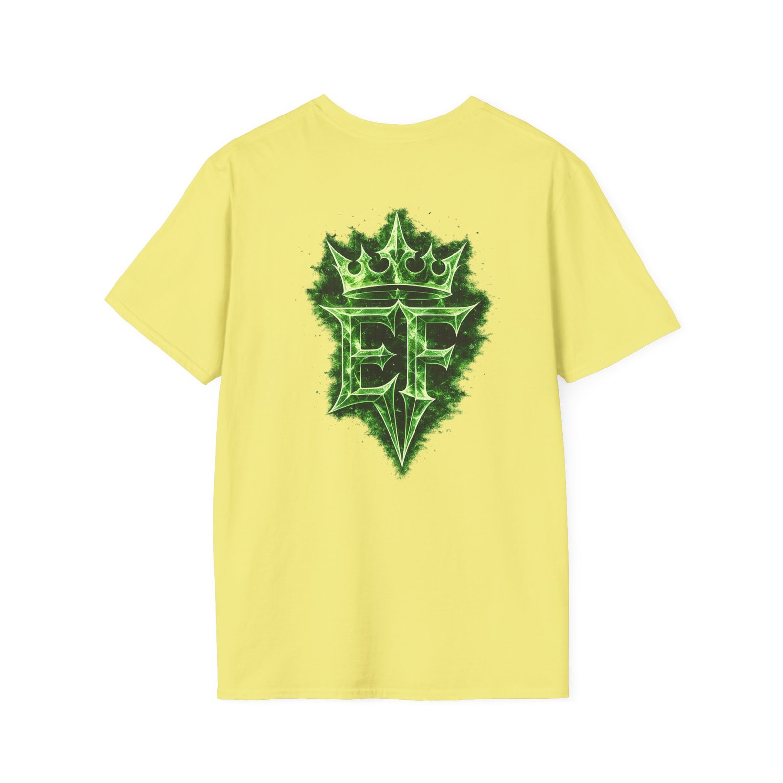 echoflame t shirt — emerald flame crown logo tee echoflame t shirt — emerald flame crown logo tee