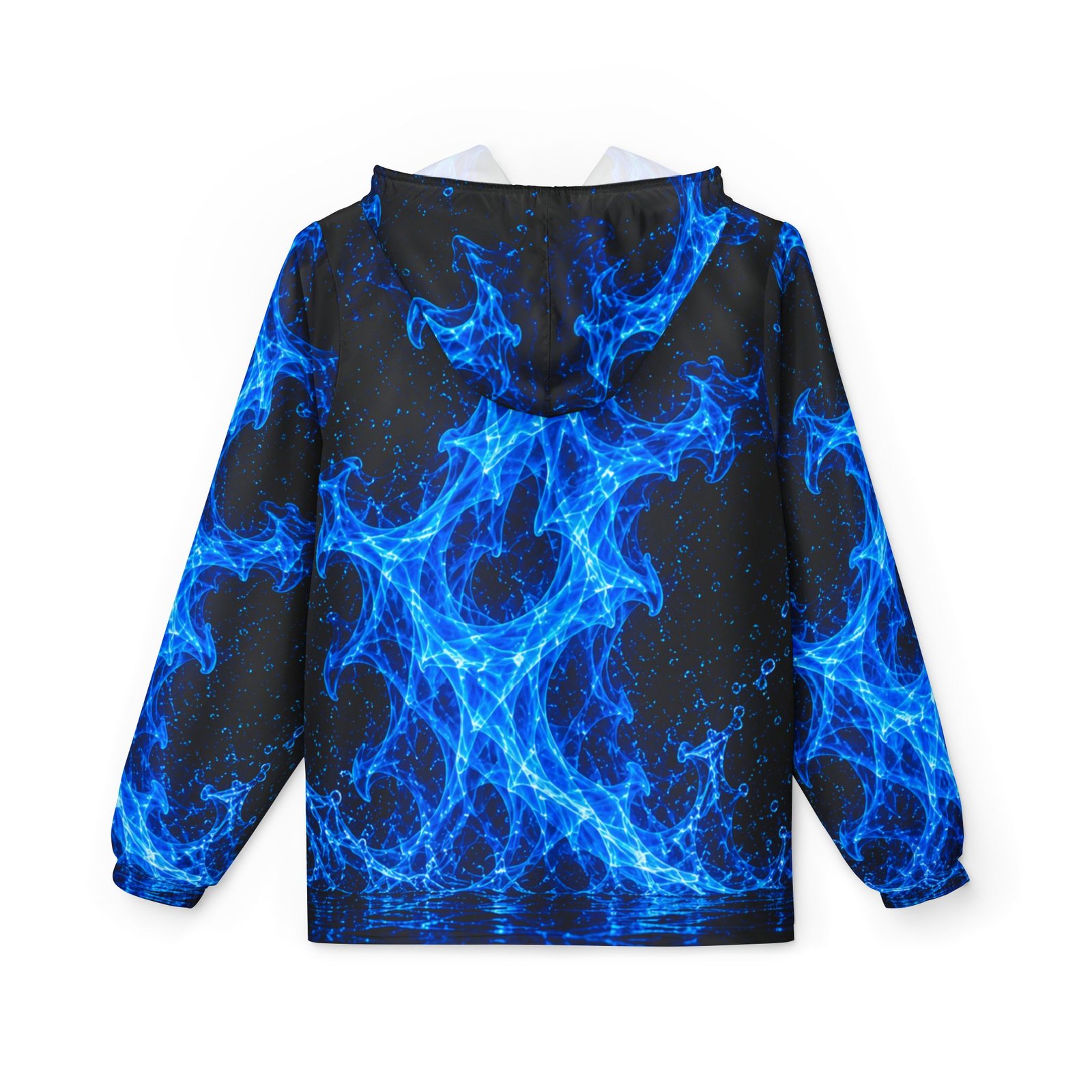 echoflame blue flame windbreaker jacket – electric plasma all over print windbreaker echoflame blue flame windbreaker jacket – electric plasma all over print windbreaker