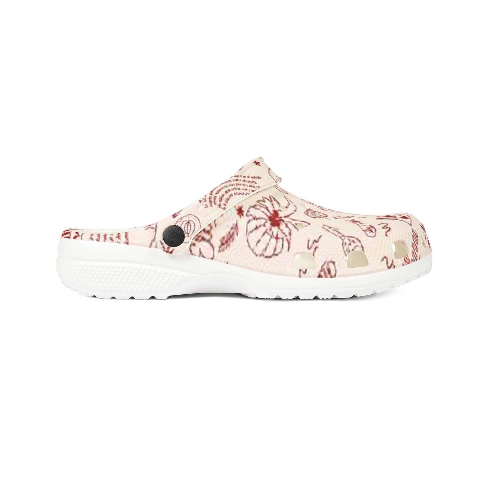 echoflame beach sketch eva foam clogs — printed summer garden pattern echoflame beach sketch eva foam clogs — printed summer garden pattern