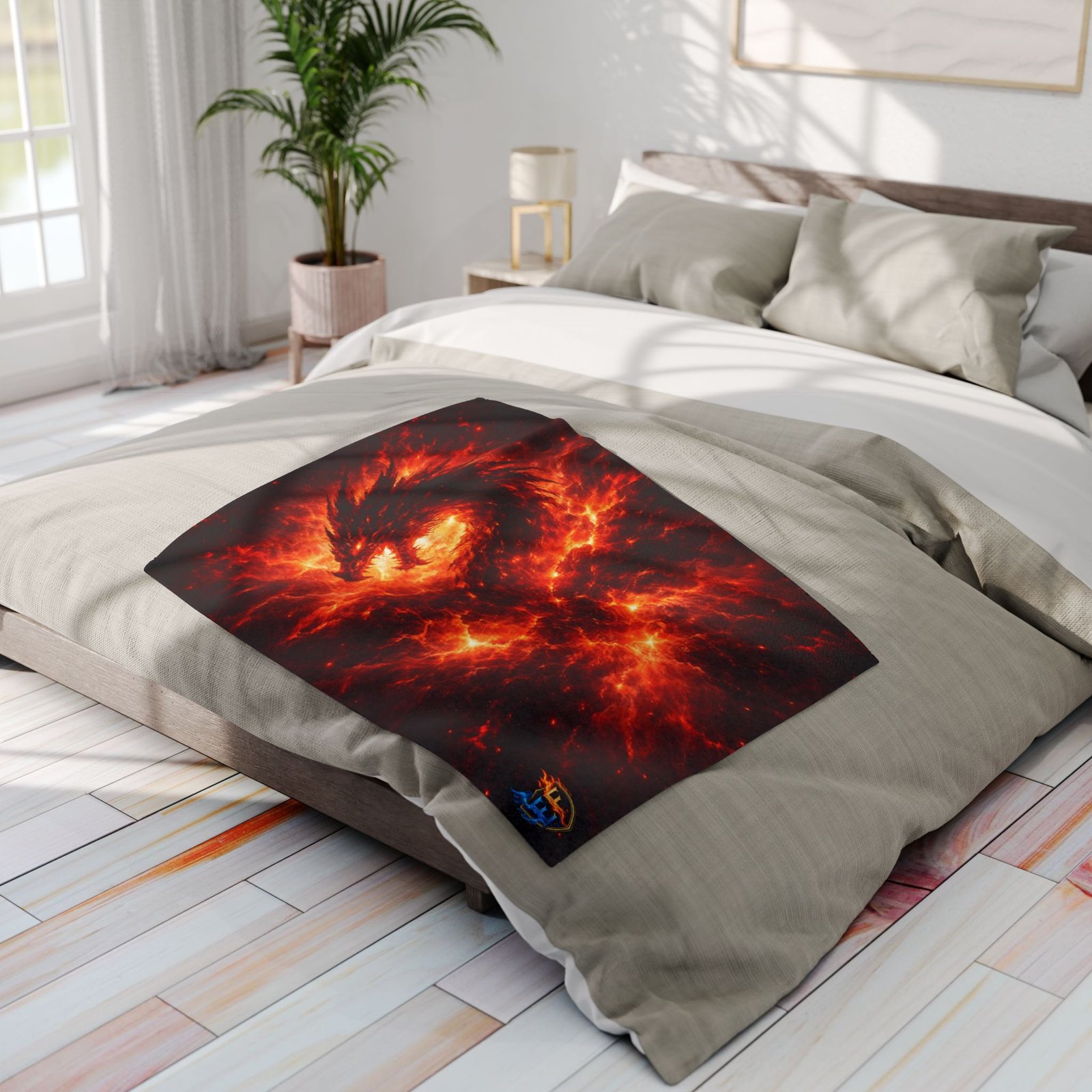 echoflame fiery dragon fleece blanket echoflame fiery dragon fleece blanket