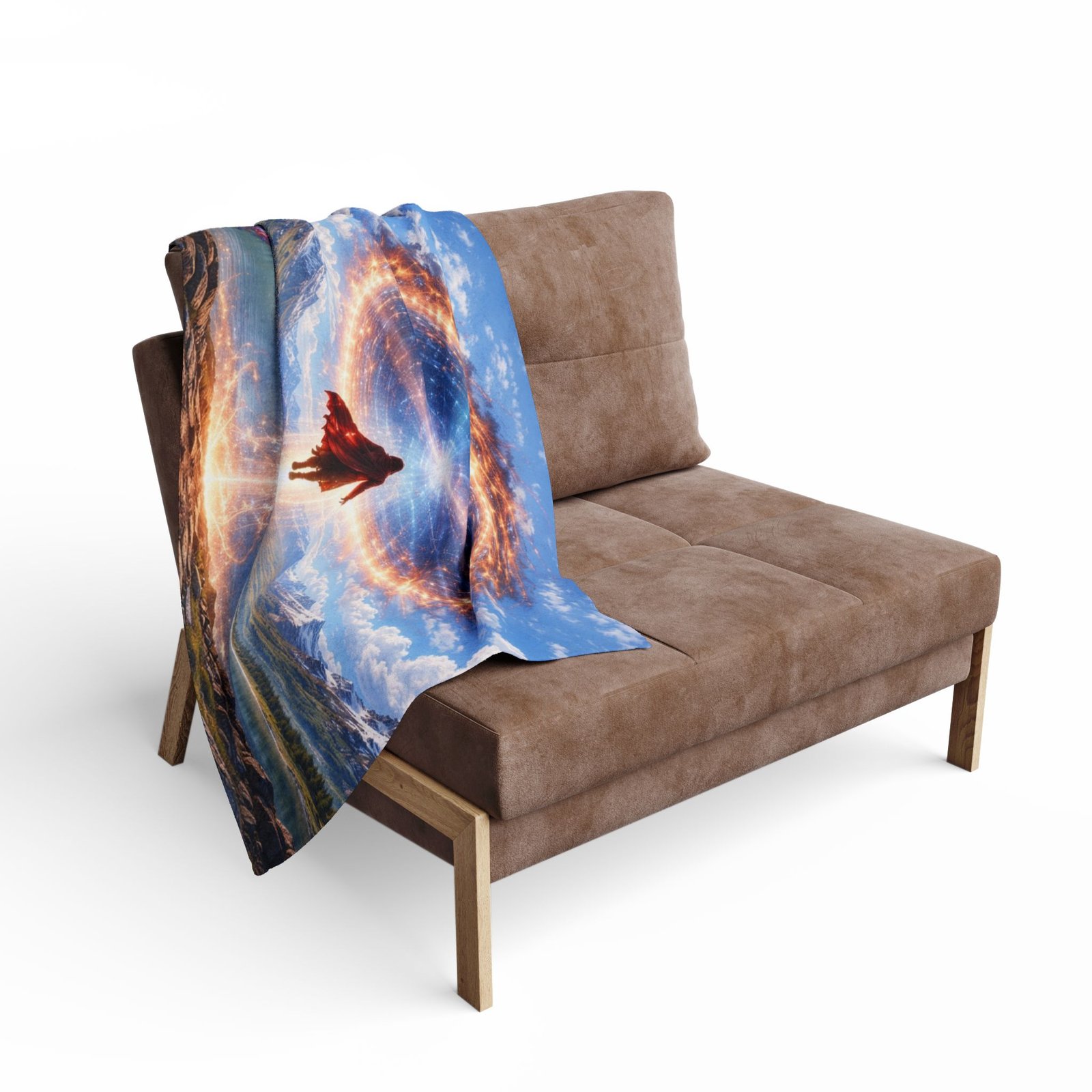 echoflame arctic fleece blanket — mystical portal superhero throw blanket echoflame arctic fleece blanket — mystical portal superhero throw blanket