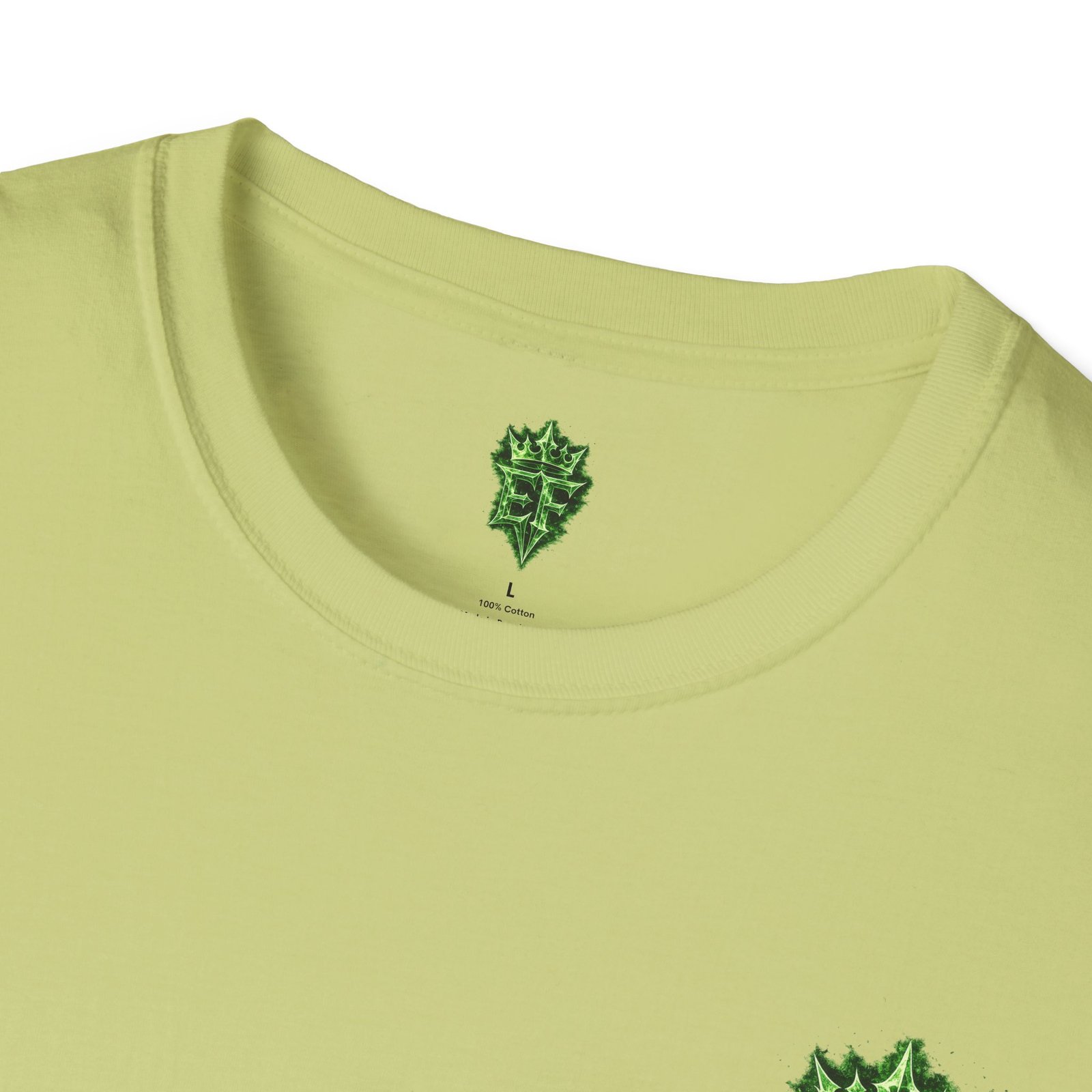echoflame t shirt — emerald flame crown logo tee echoflame t shirt — emerald flame crown logo tee