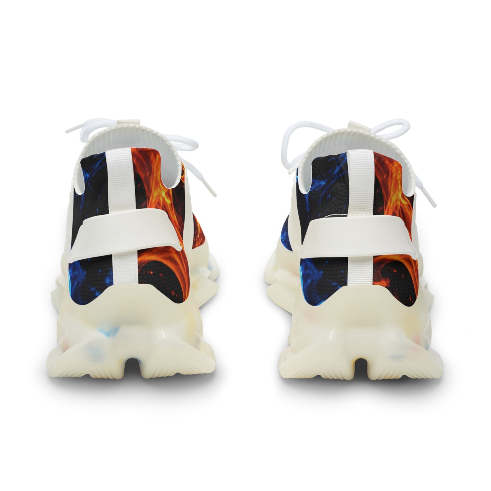 echoflame men's flame mesh sneakers — breathable athletic shoes with fire & ice design echoflame men's flame mesh sneakers — breathable athletic shoes with fire & ice design